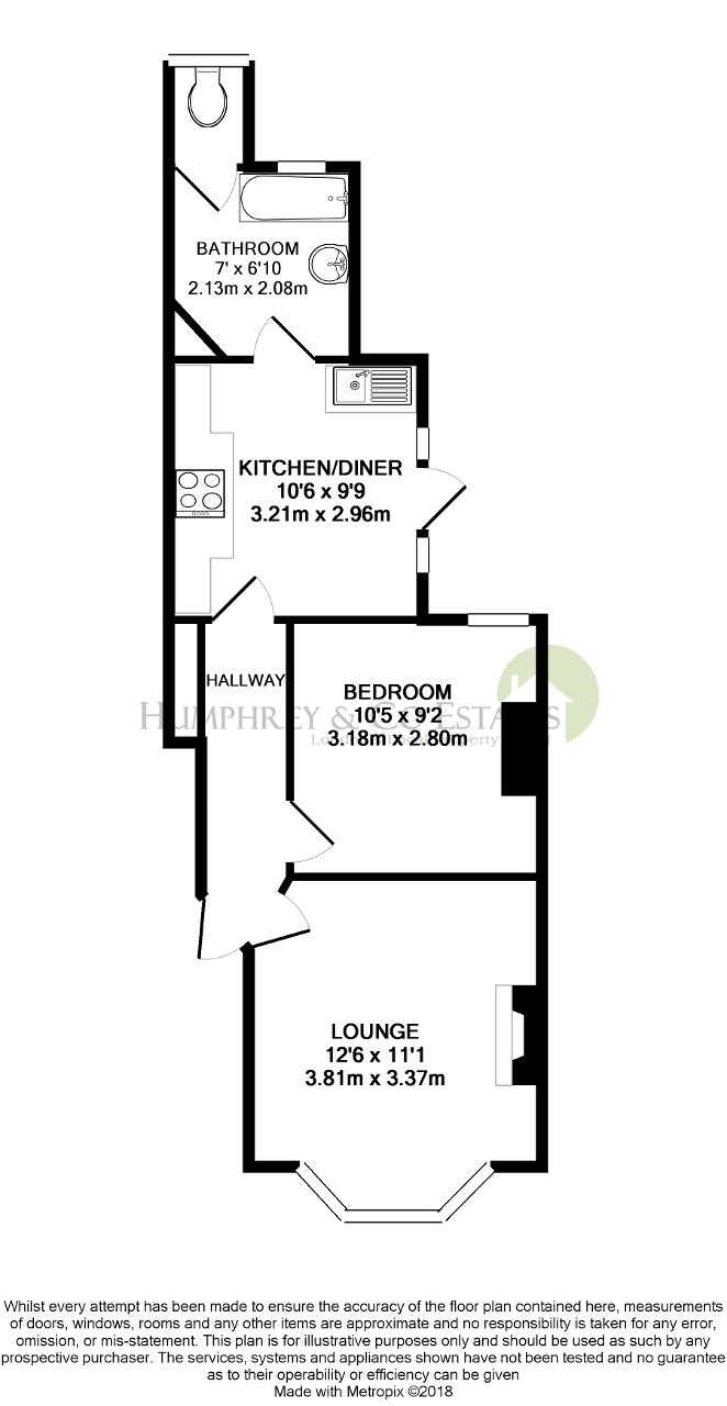 1 Bedrooms Flat to rent in Cornwallis Road, Walthamstow, London E17