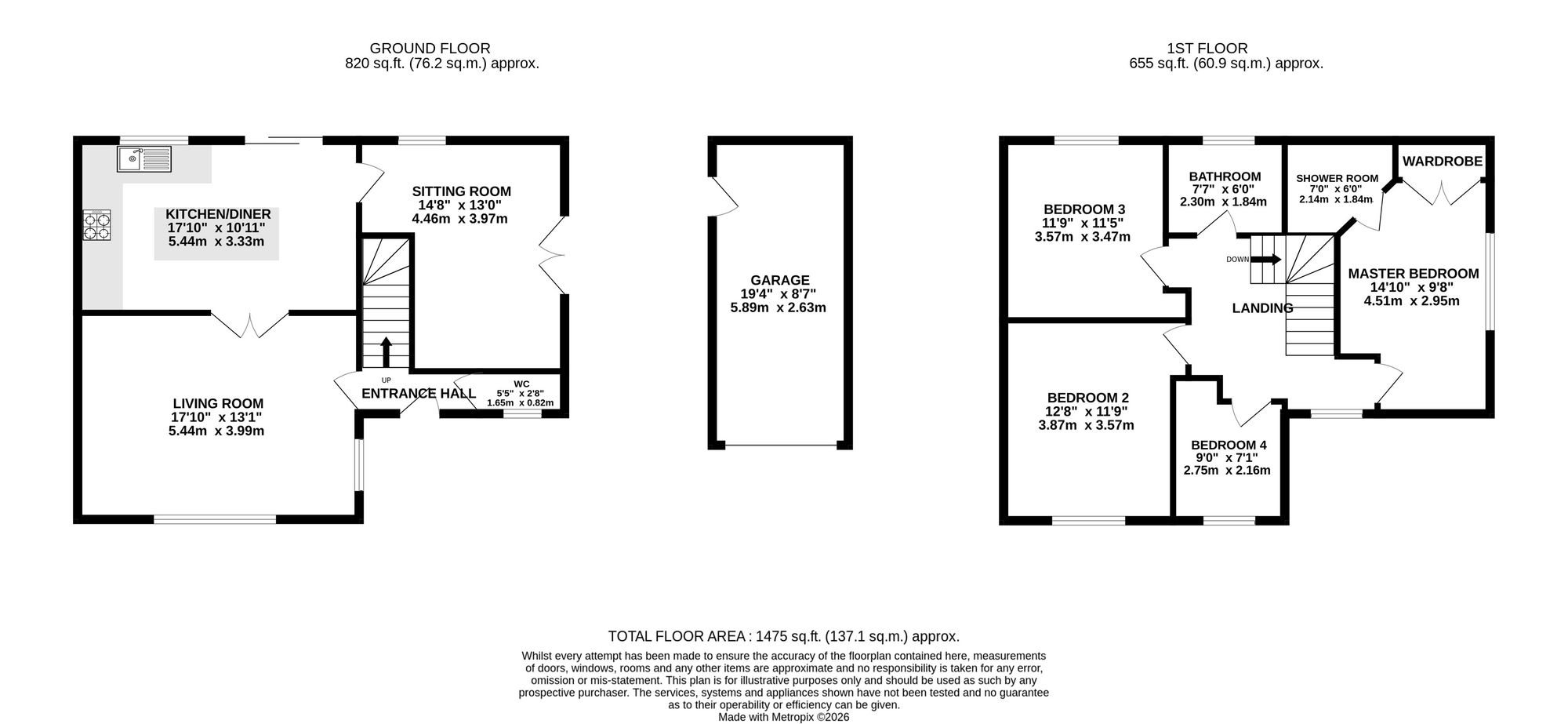 2 Springfield Avenue, Lymm floorplan