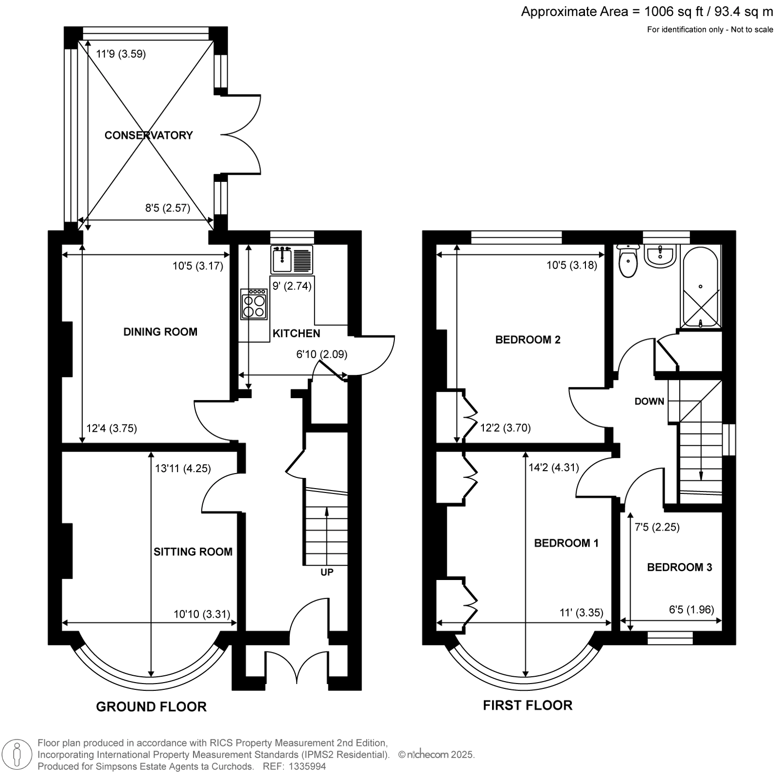 Rosemary, 23, Woodlands Avenue, West Byfleet floorplan