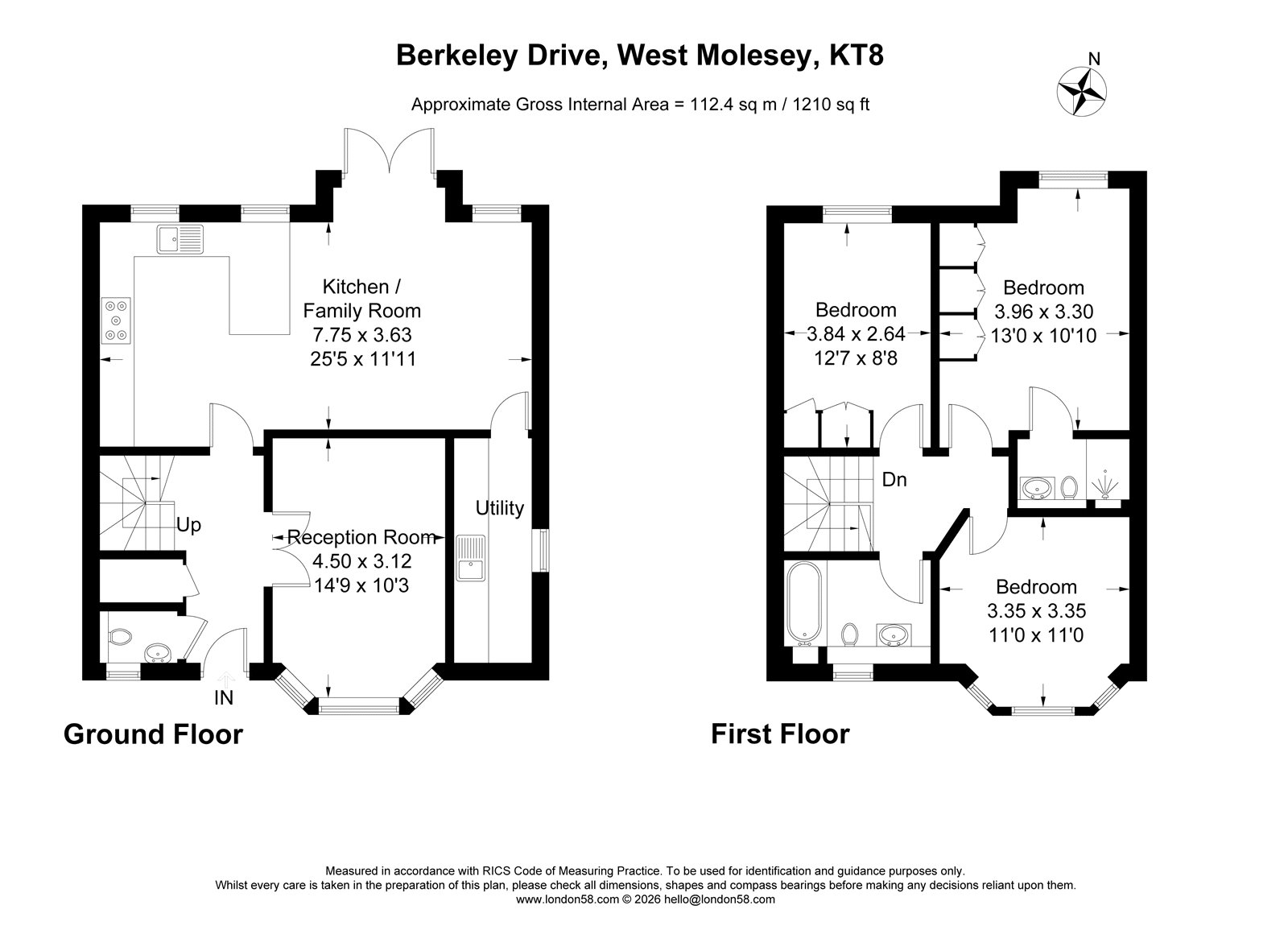 Palm View, 1, Berkeley Drive, Surrey floorplan
