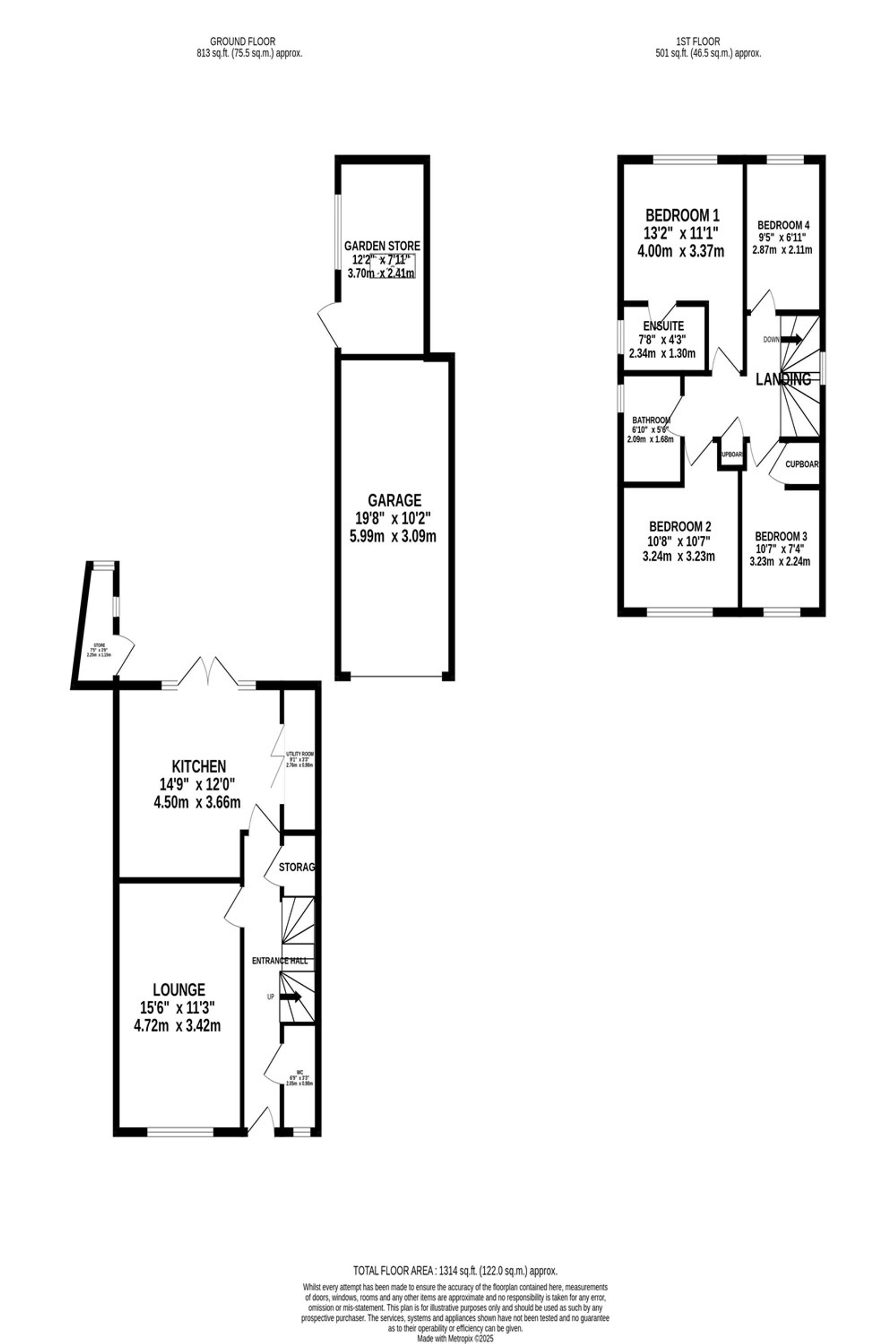8 Brocklehurst Crescent, Stockport floorplan