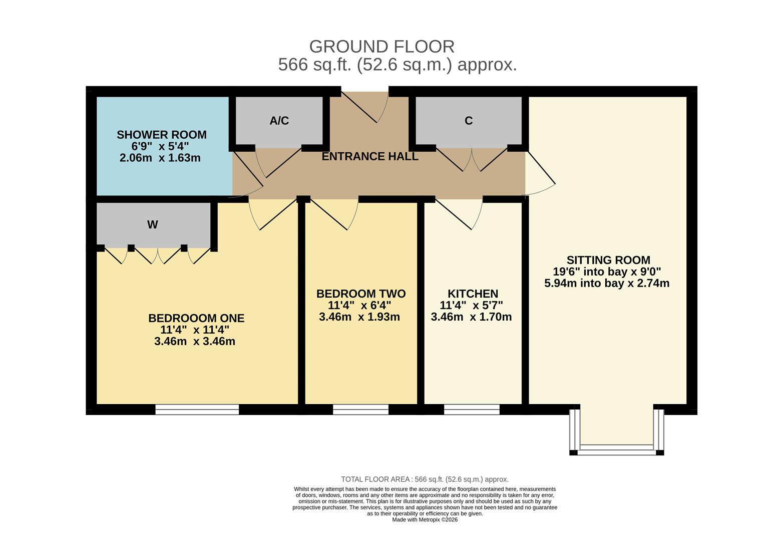 13, Clift House, Chippenham floorplan