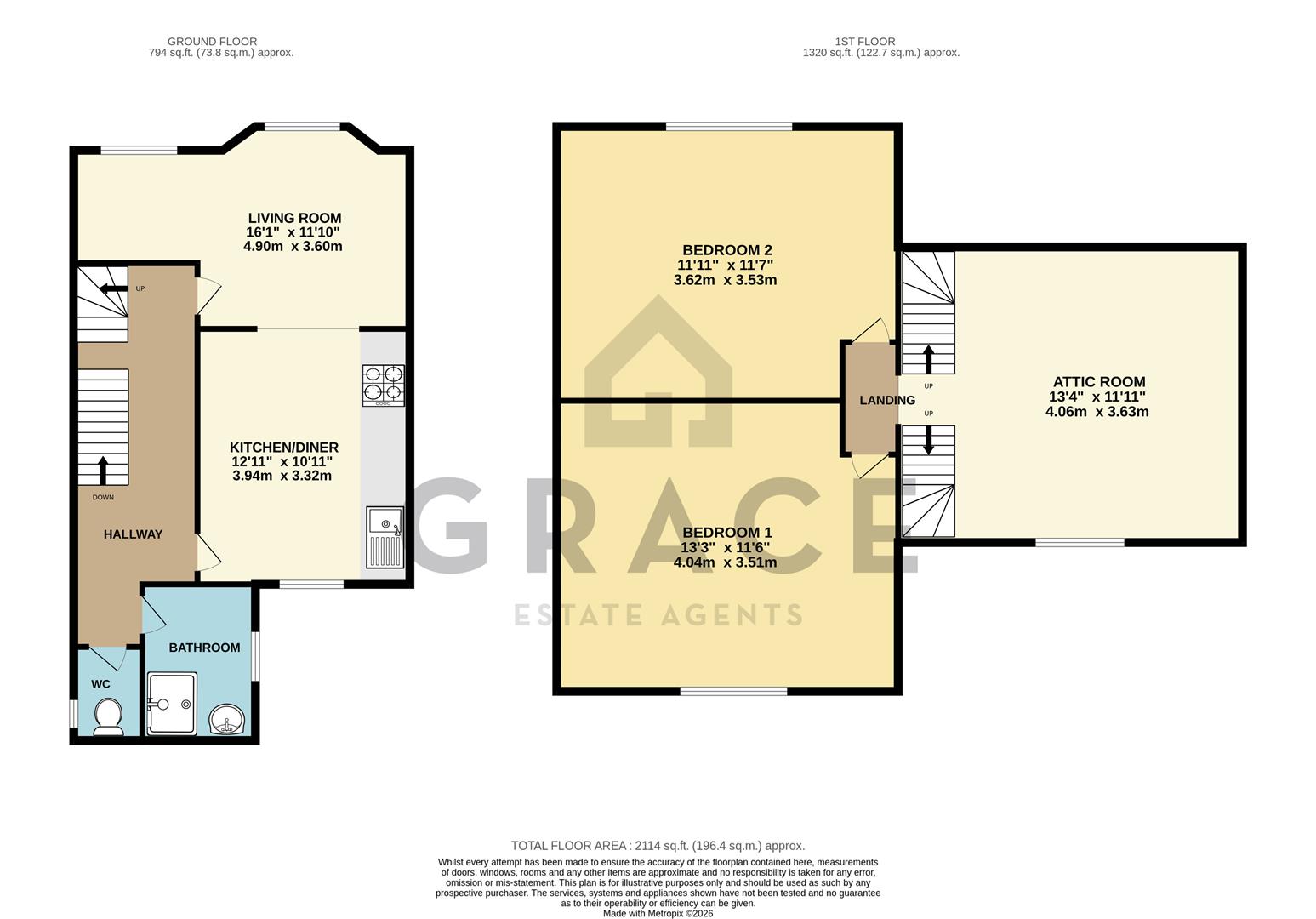 44B, Brooks Hall Road, Ipswich floorplan