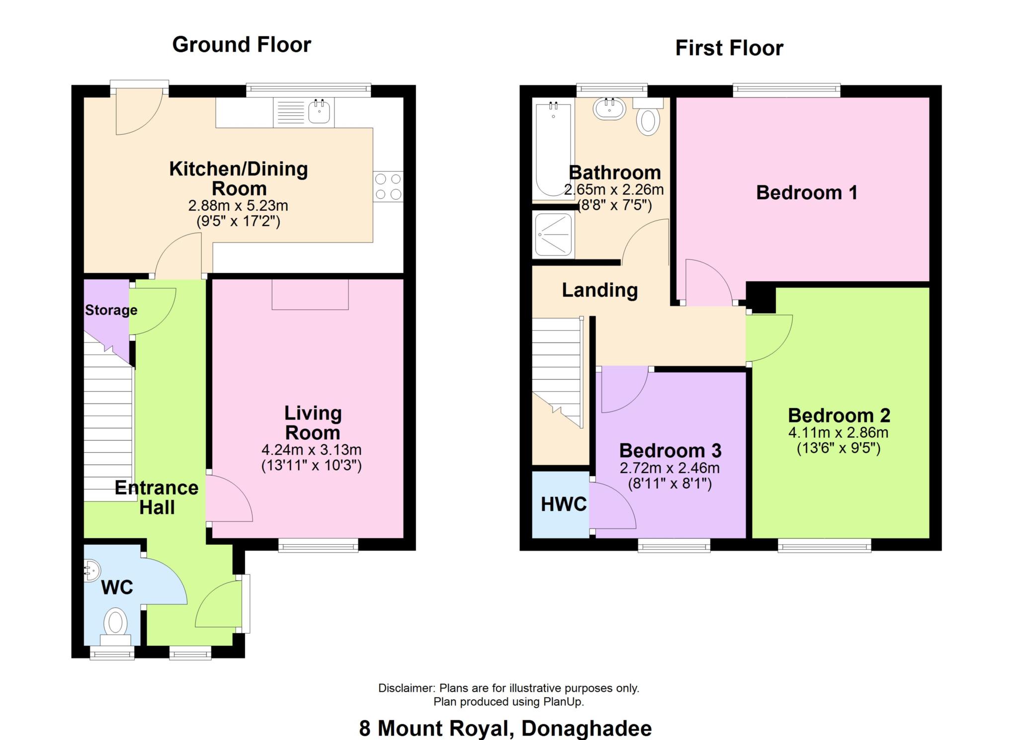 8, Mount Royal, Donaghadee floorplan