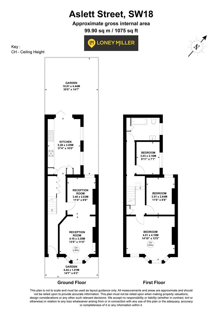 32, Aslett Street, London floorplan