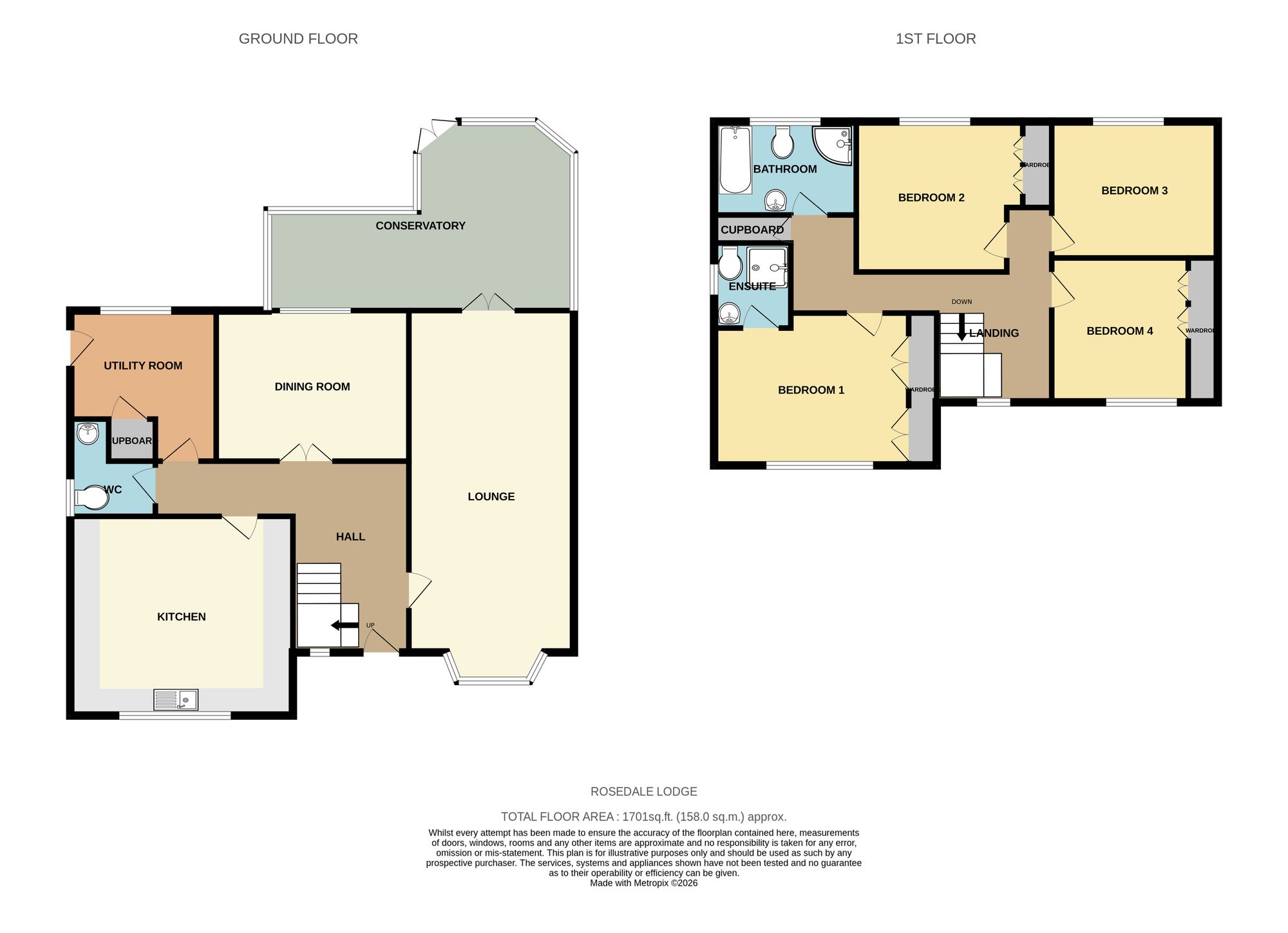 Rosedale Lodge Church Road, Wisbech floorplan