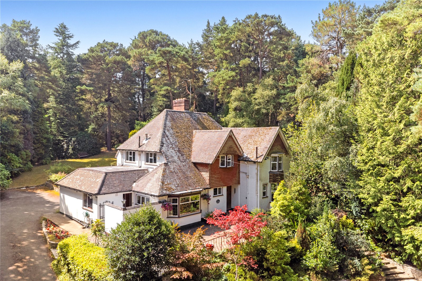 5-bed detached on Martello Road, Branksome Park, Poole, Dorset BH13, £2,300,000