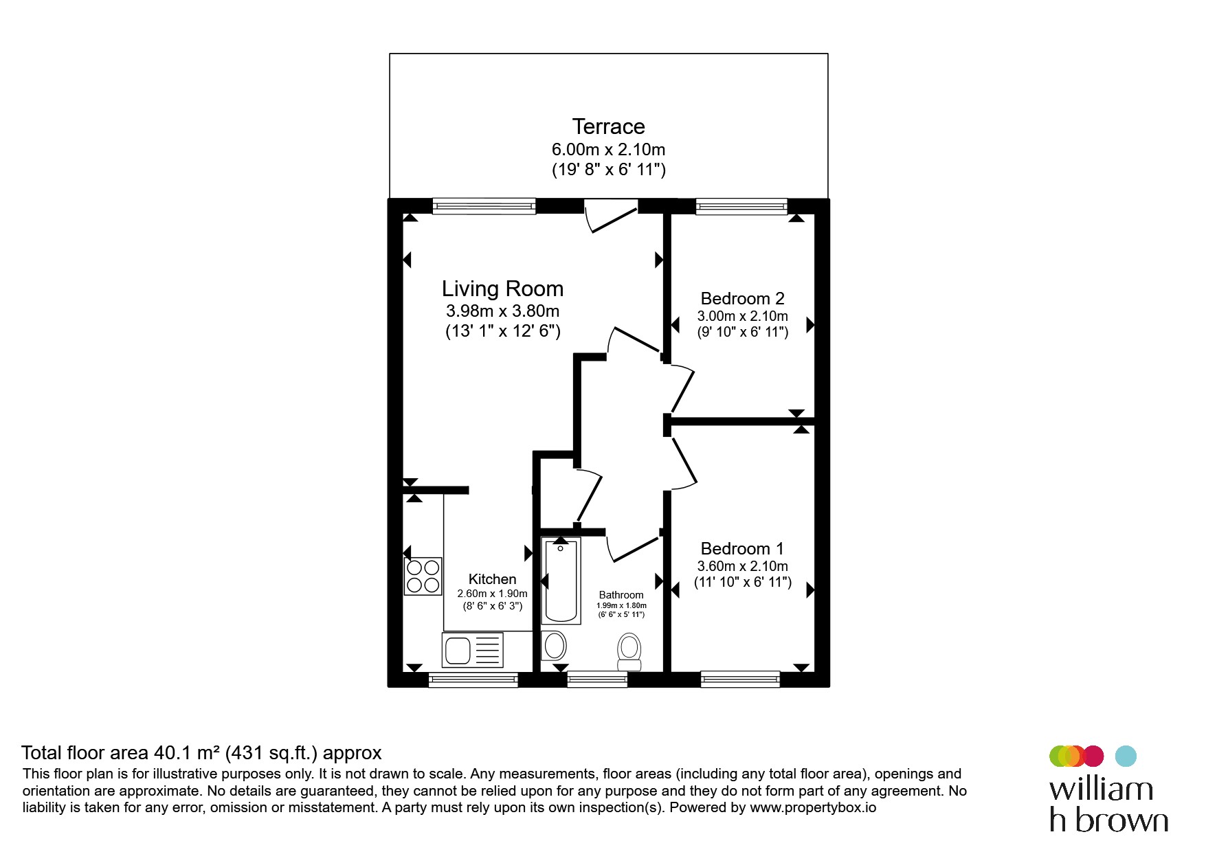 Cottage 8, Rainbows End, Mill Lane, Norwich floorplan