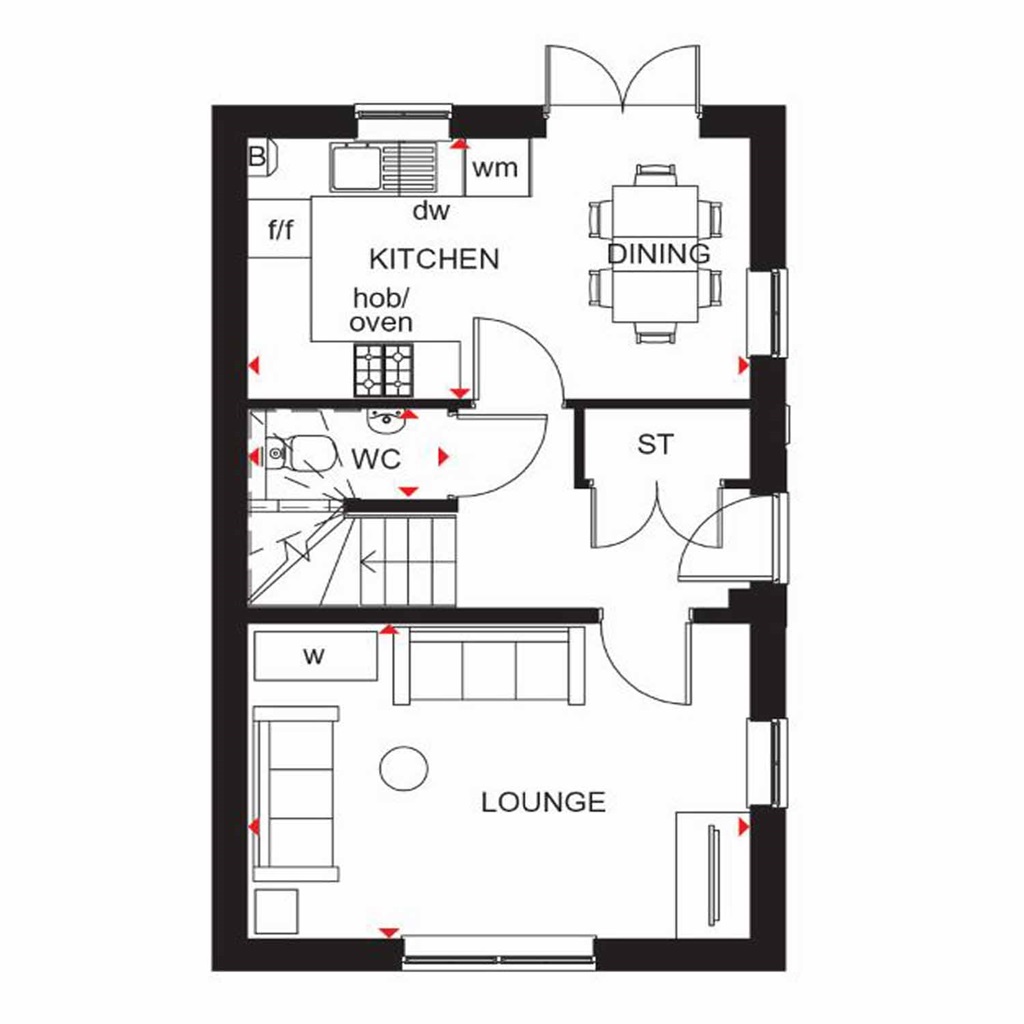 "Moresby" at Millersgate, Cottam, Preston PR4, 3 bedroom semidetached