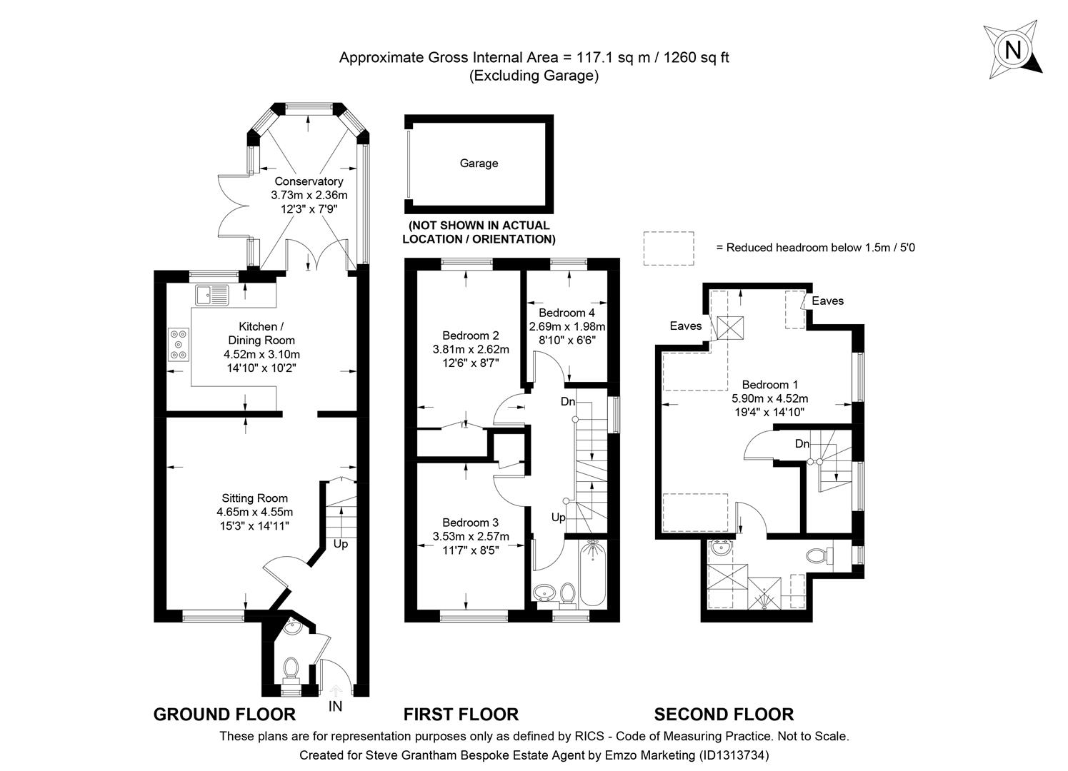 35, Kingfisher Drive, Westbourne floorplan