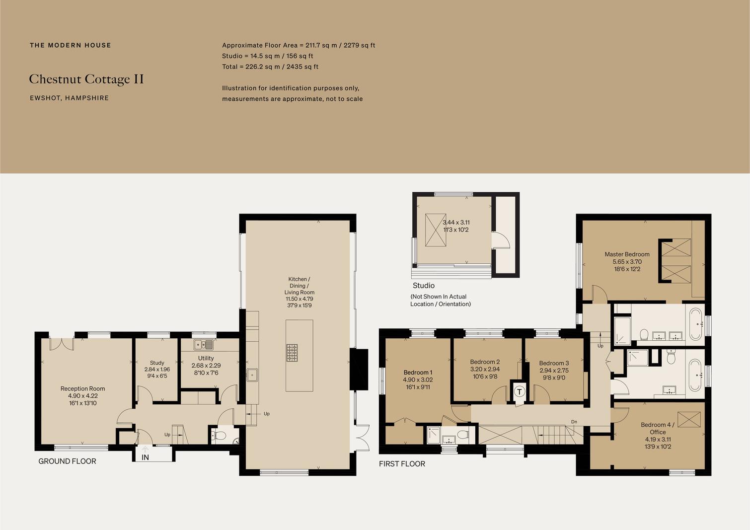 Chestnut Cottage, Bridle Path, Ewshot floorplan