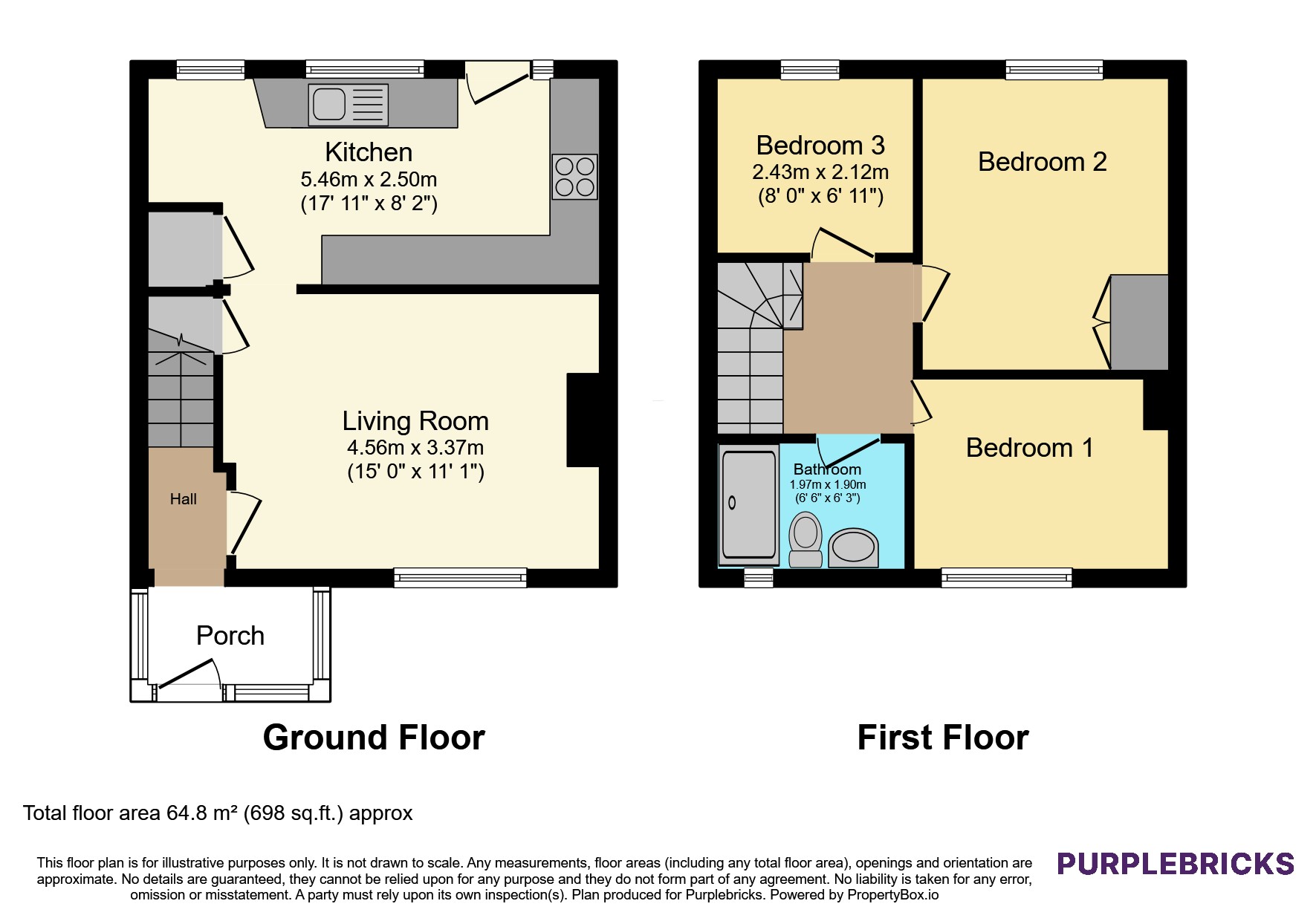 36, Deepdene Way, Nottingham floorplan