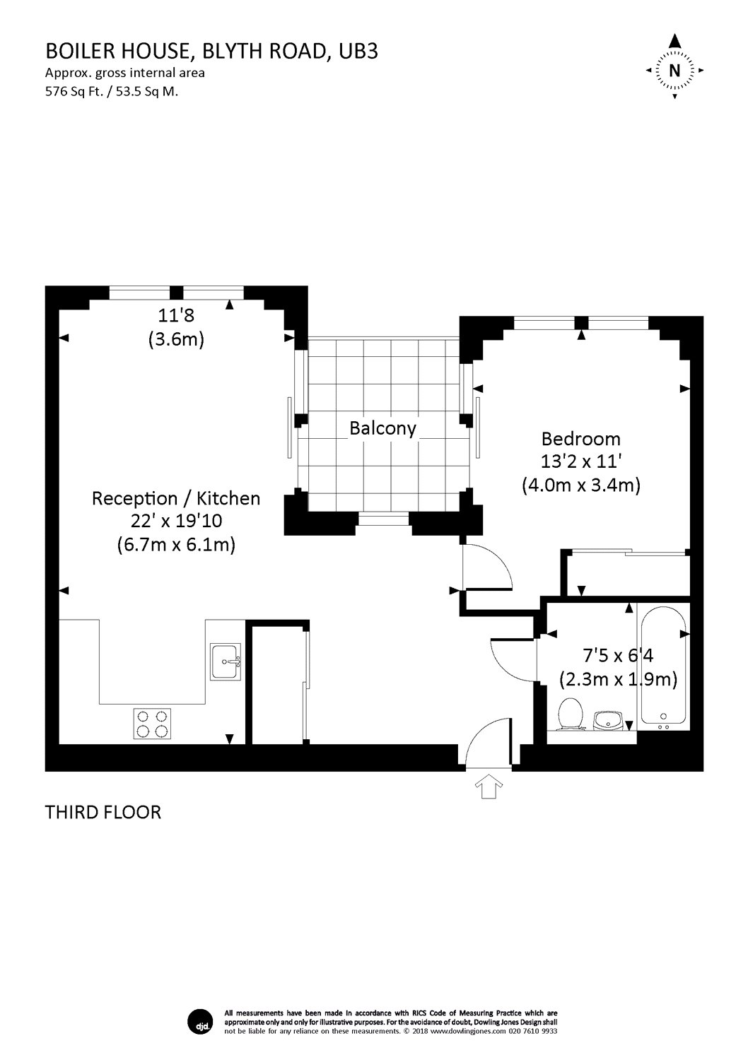 23, Boiler House, 2, Material Walk, Hayes floorplan