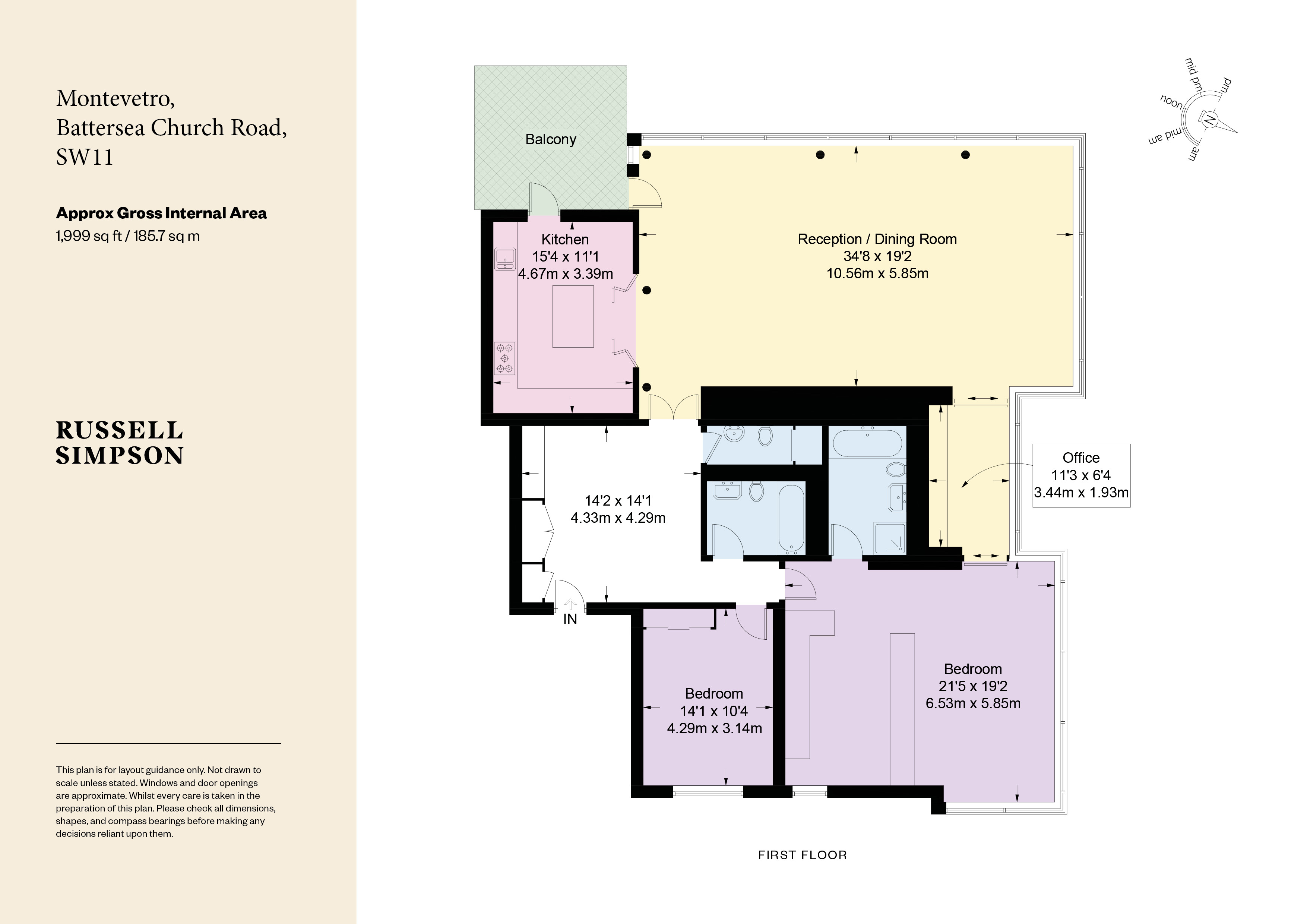 Montevetro, 100 Battersea Church Road, Battersea, SW11 floorplan