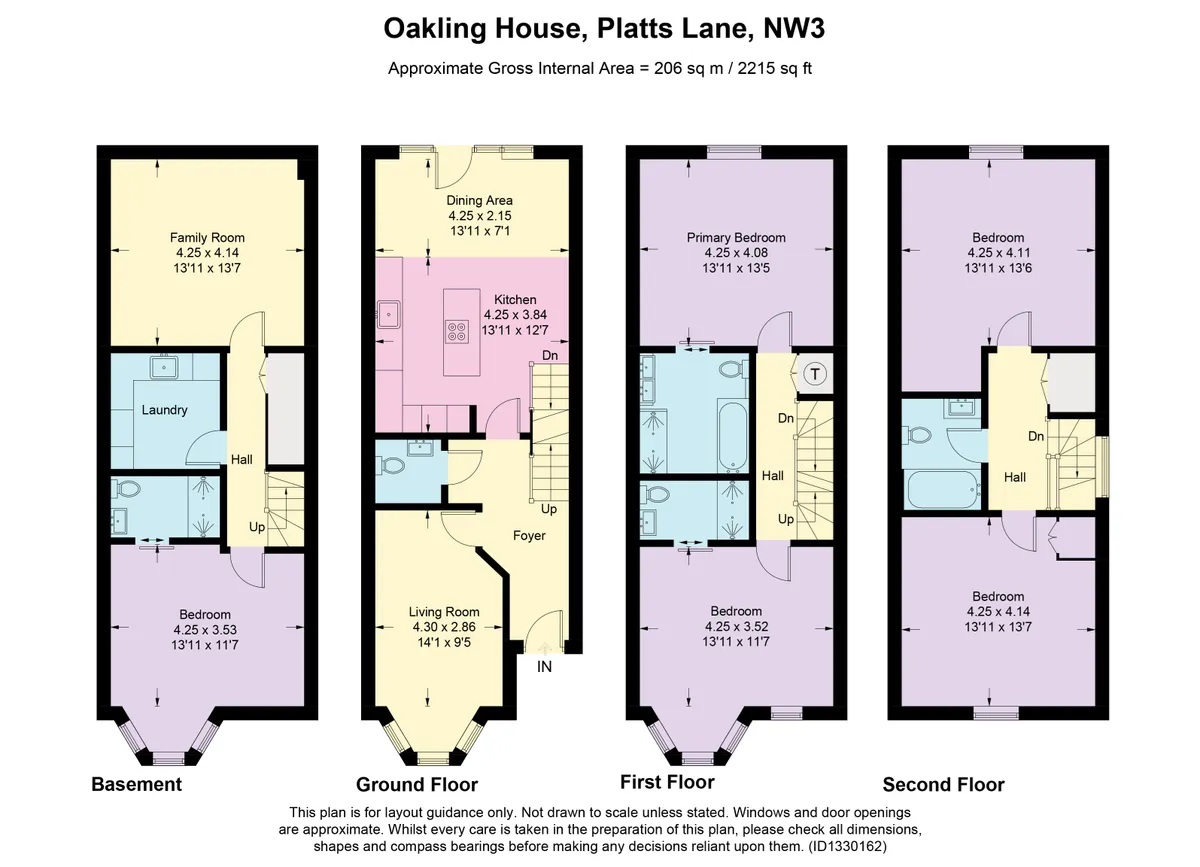 71, Platt's Lane, London floorplan