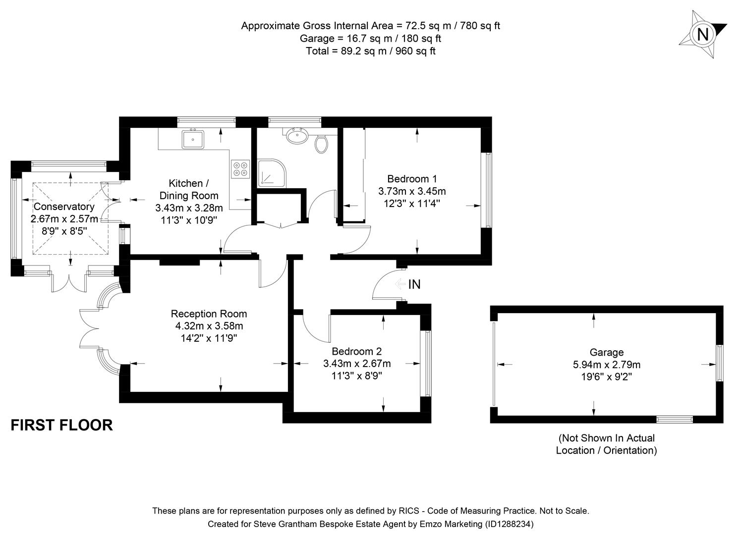 4, Court Mead, Portsmouth floorplan