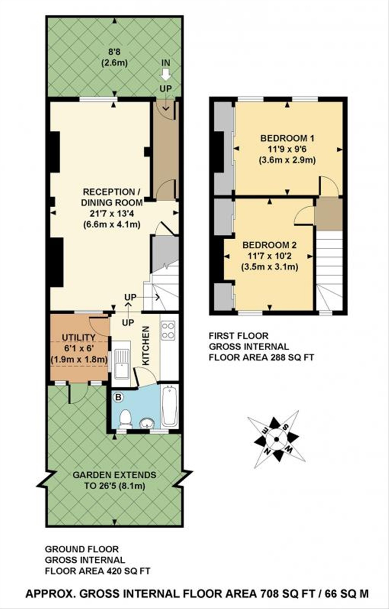 119, Morley Avenue, London floorplan
