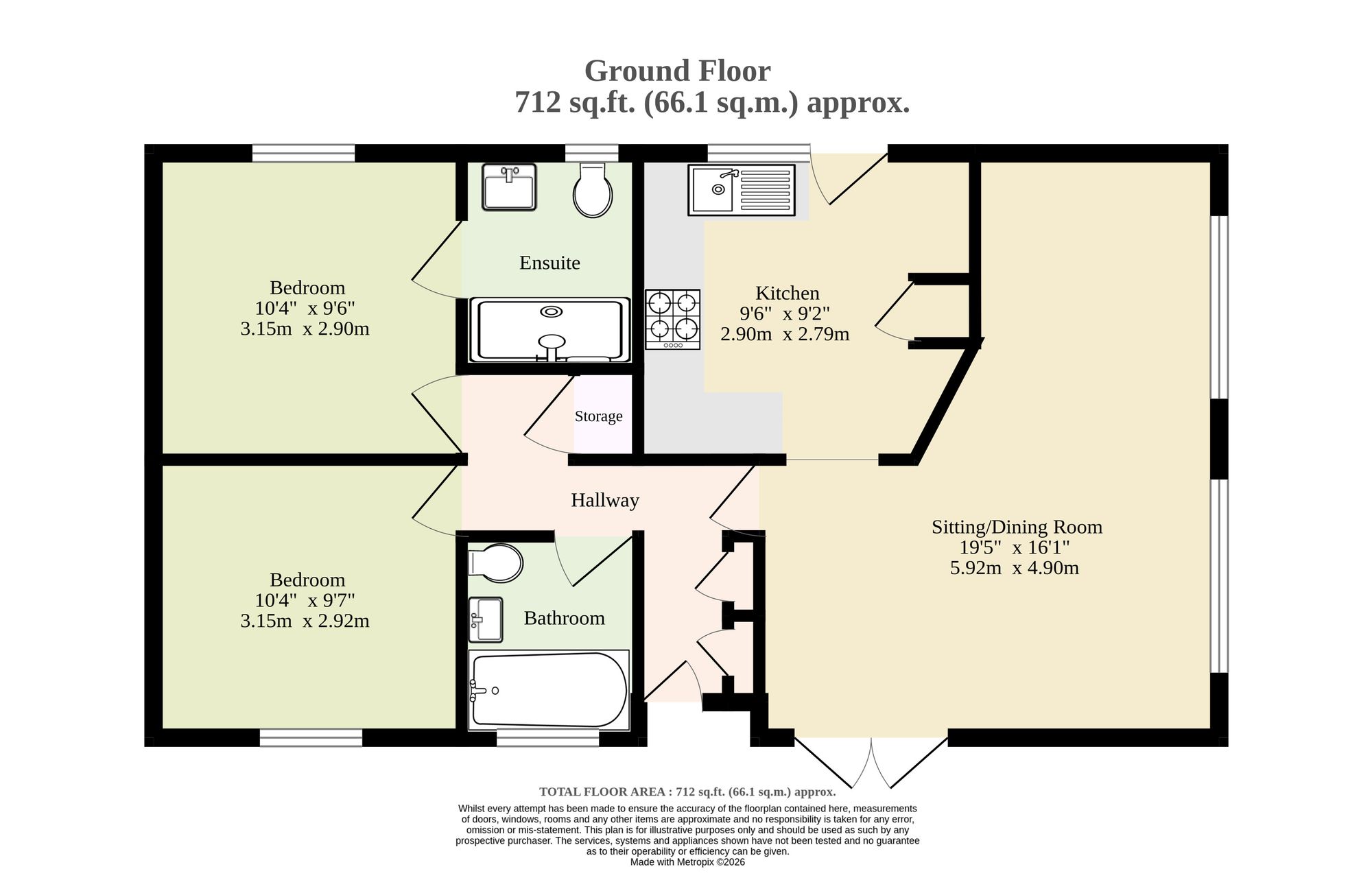 7 Four Oaks Park Eye Road, Eye floorplan