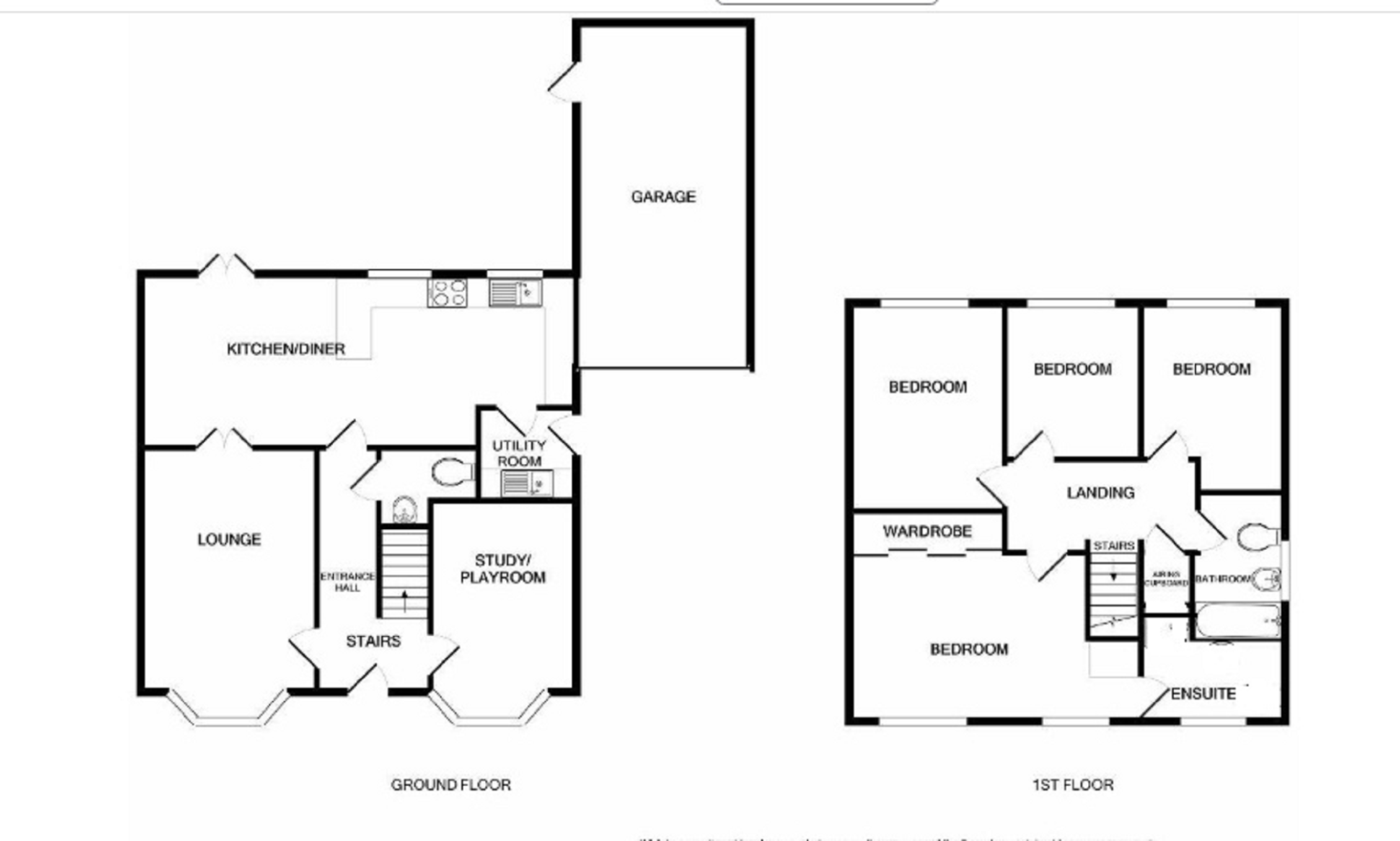 39, Clarke Crescent, Leicester floorplan