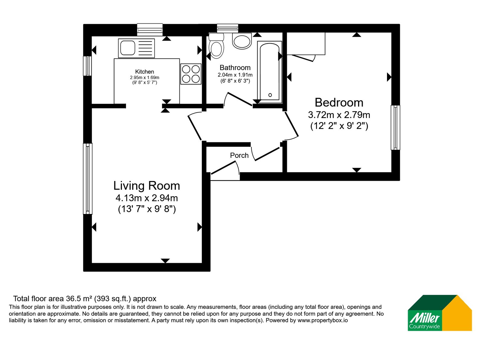 11, Finch Close, Devon floorplan