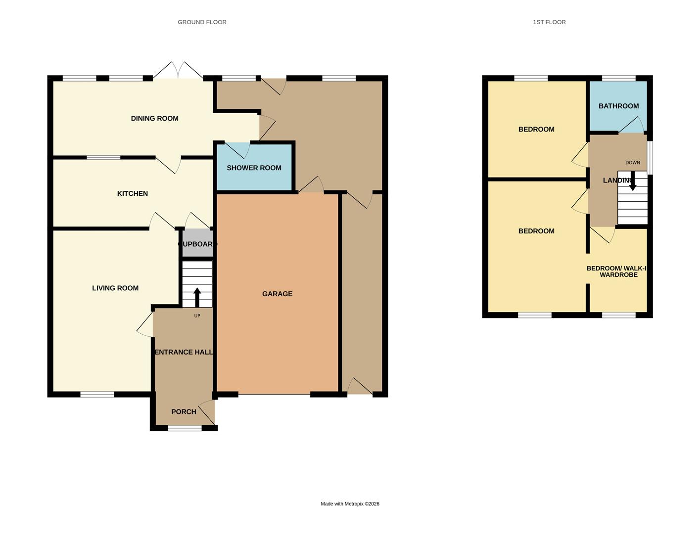 6, Ellen Close, Bridgwater floorplan