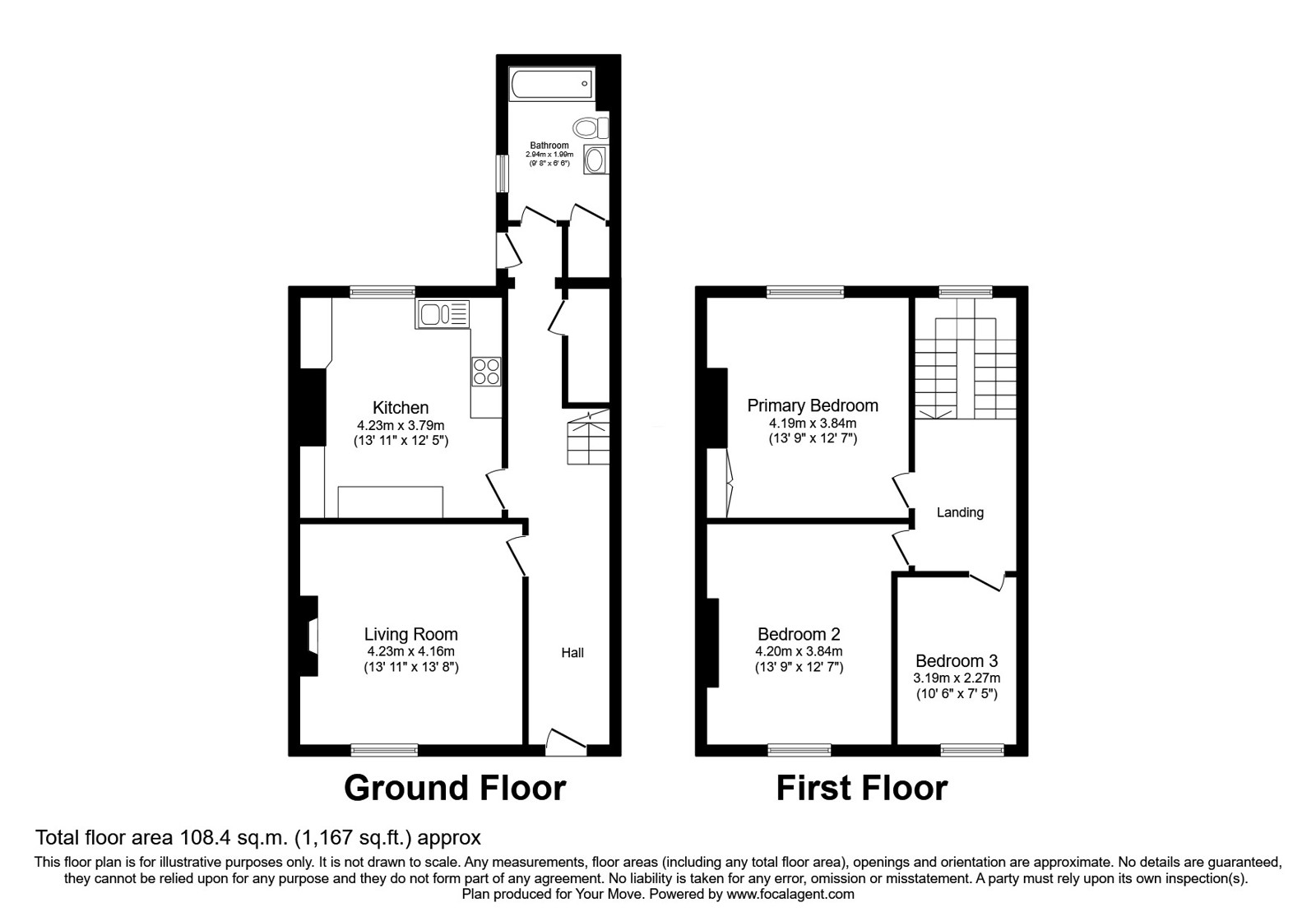 3, Eden Place, Cumbria floorplan