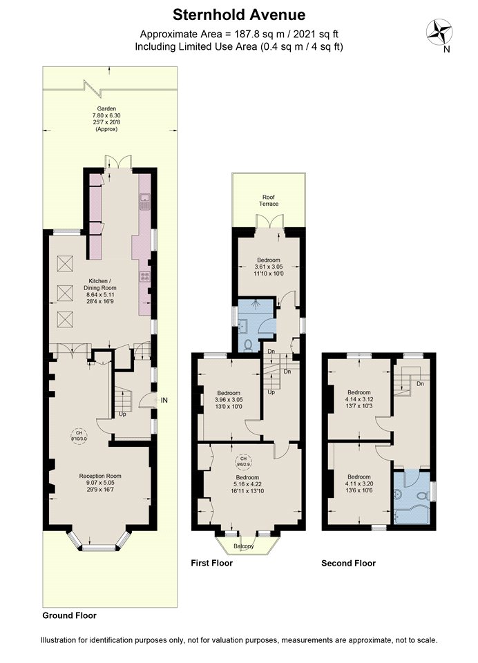 165, Sternhold Avenue, London floorplan