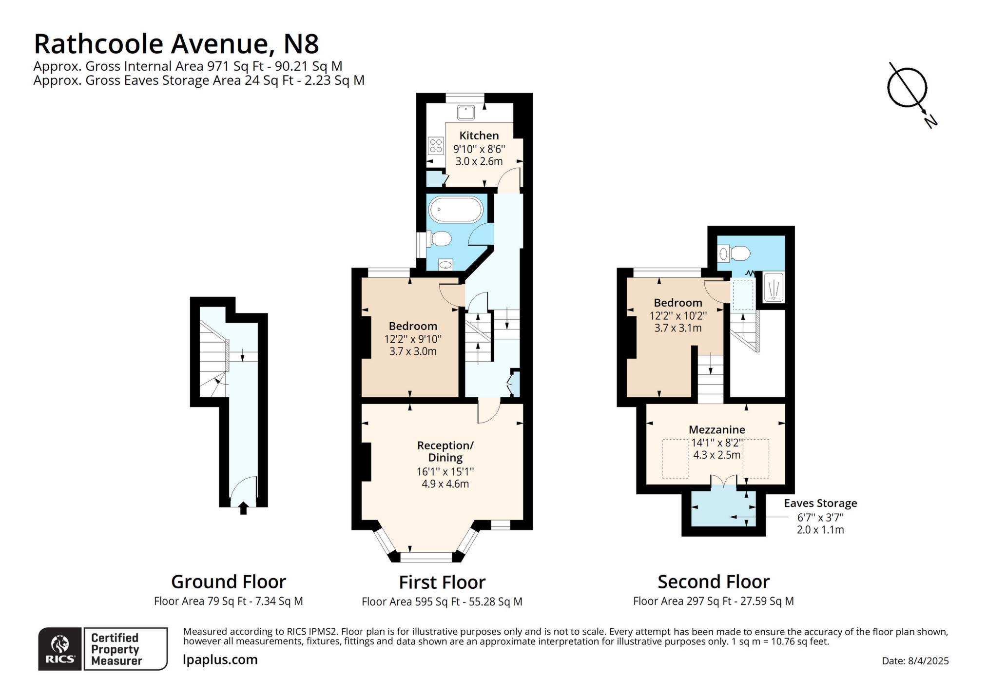 B 56, Rathcoole Avenue, London floorplan