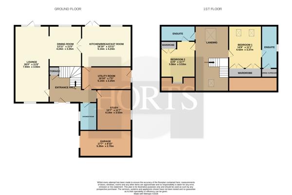 144, Wellingborough Road, Northampton floorplan