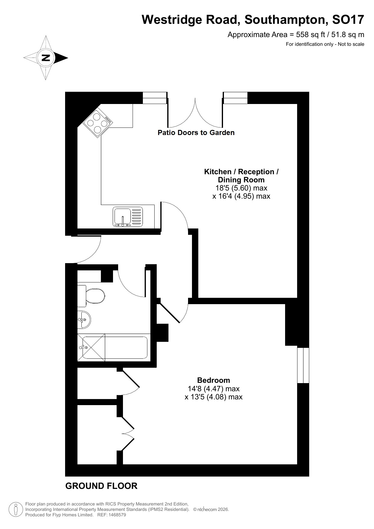 Flat 2, Chatsworth House, 7, Westridge Road, Southampton floorplan