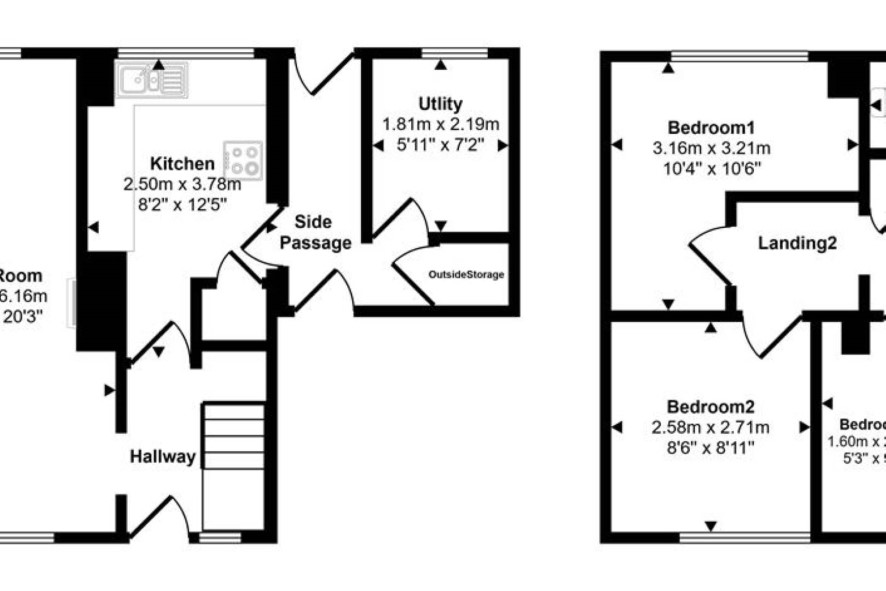 3 Langetts Road, Coleford GL16 8BT floorplan