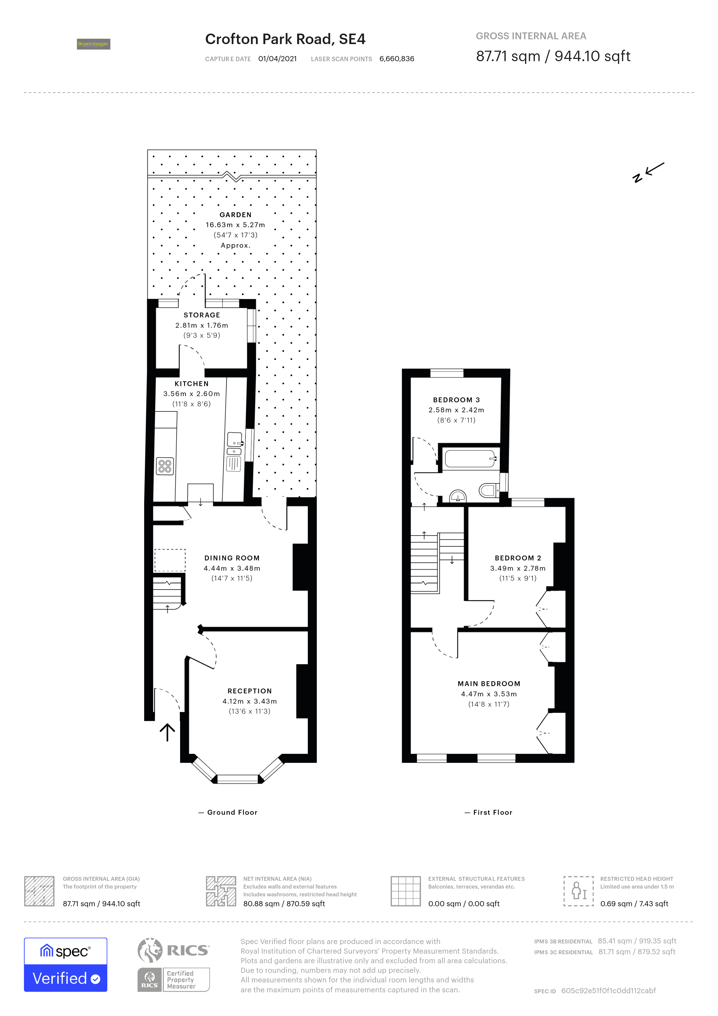 Crofton Park Road, London SE4, 3 bedroom terraced house for sale