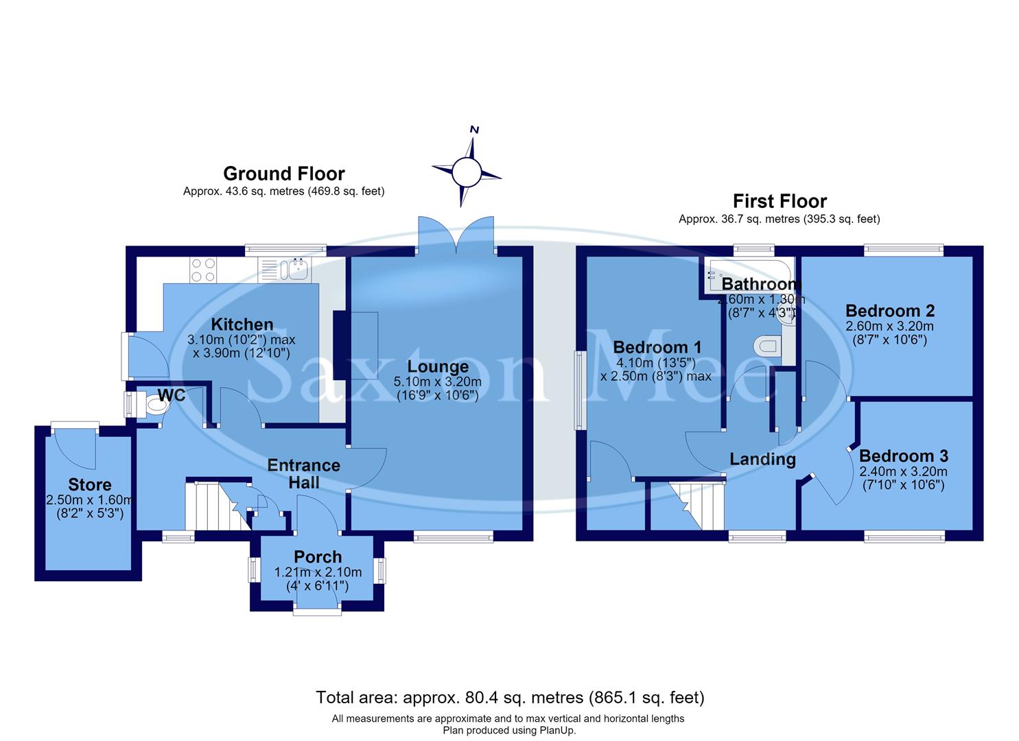 266, Yew Lane, Sheffield floorplan