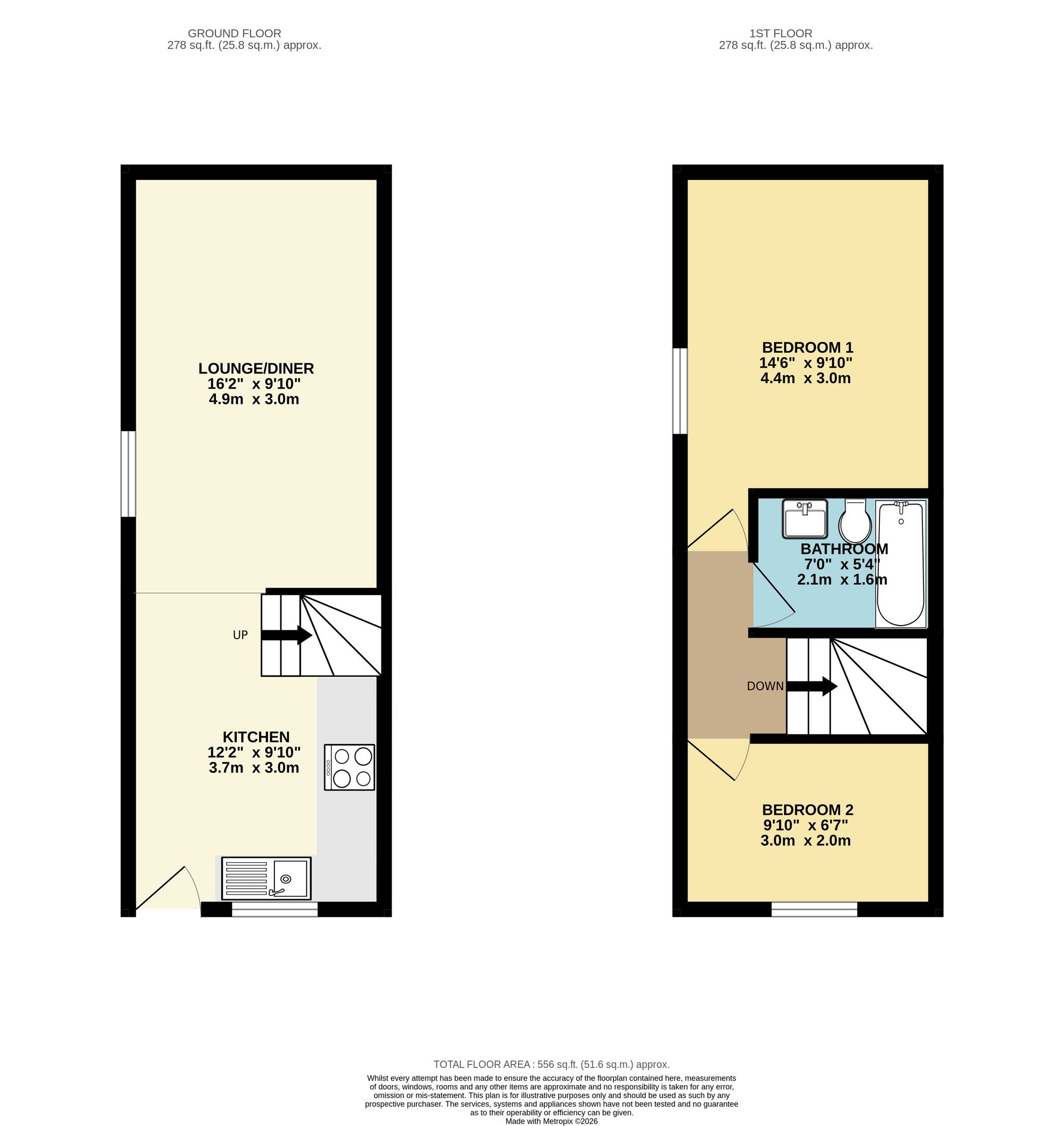 29 Goose Eye, Keighley floorplan