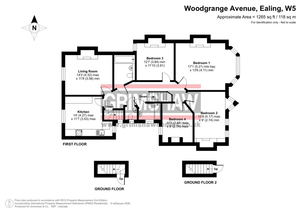 26a, Woodgrange Avenue, Ealing floorplan