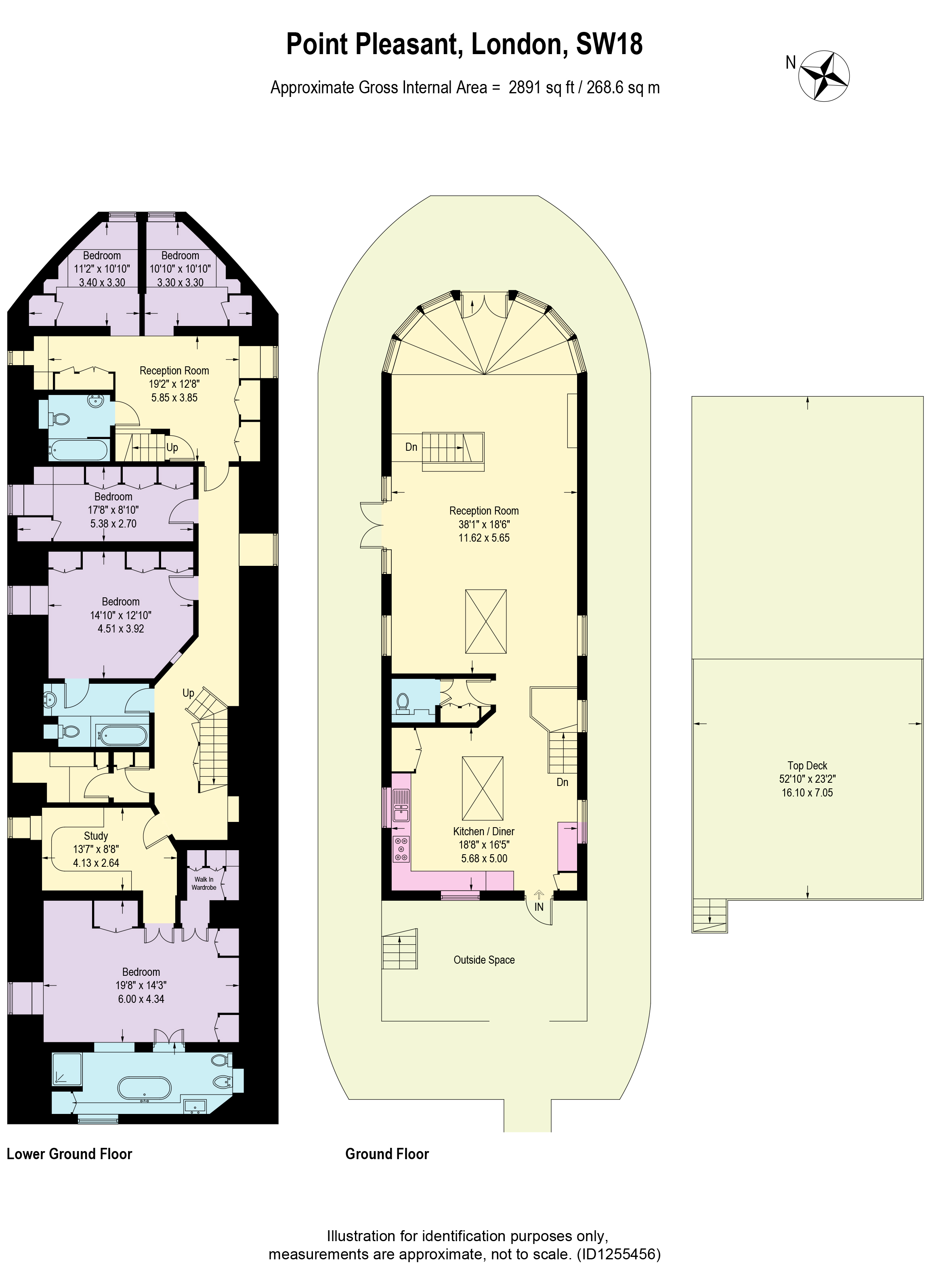 Berth 12,, Prospect Moorings, London floorplan
