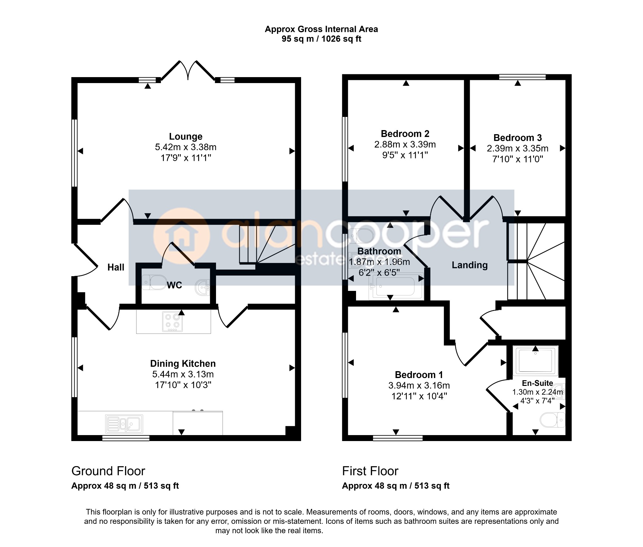 30 Wyandotte Lane, Nuneaton, Warwickshire floorplan