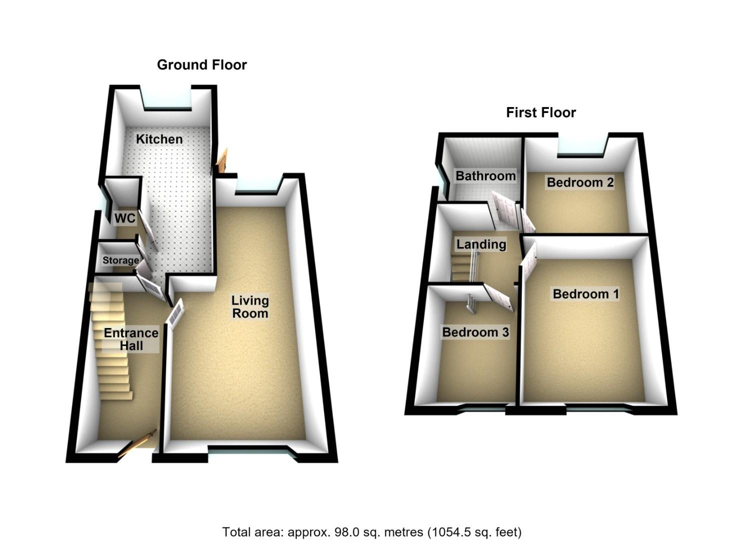 48, Morwick Road, North Shields floorplan
