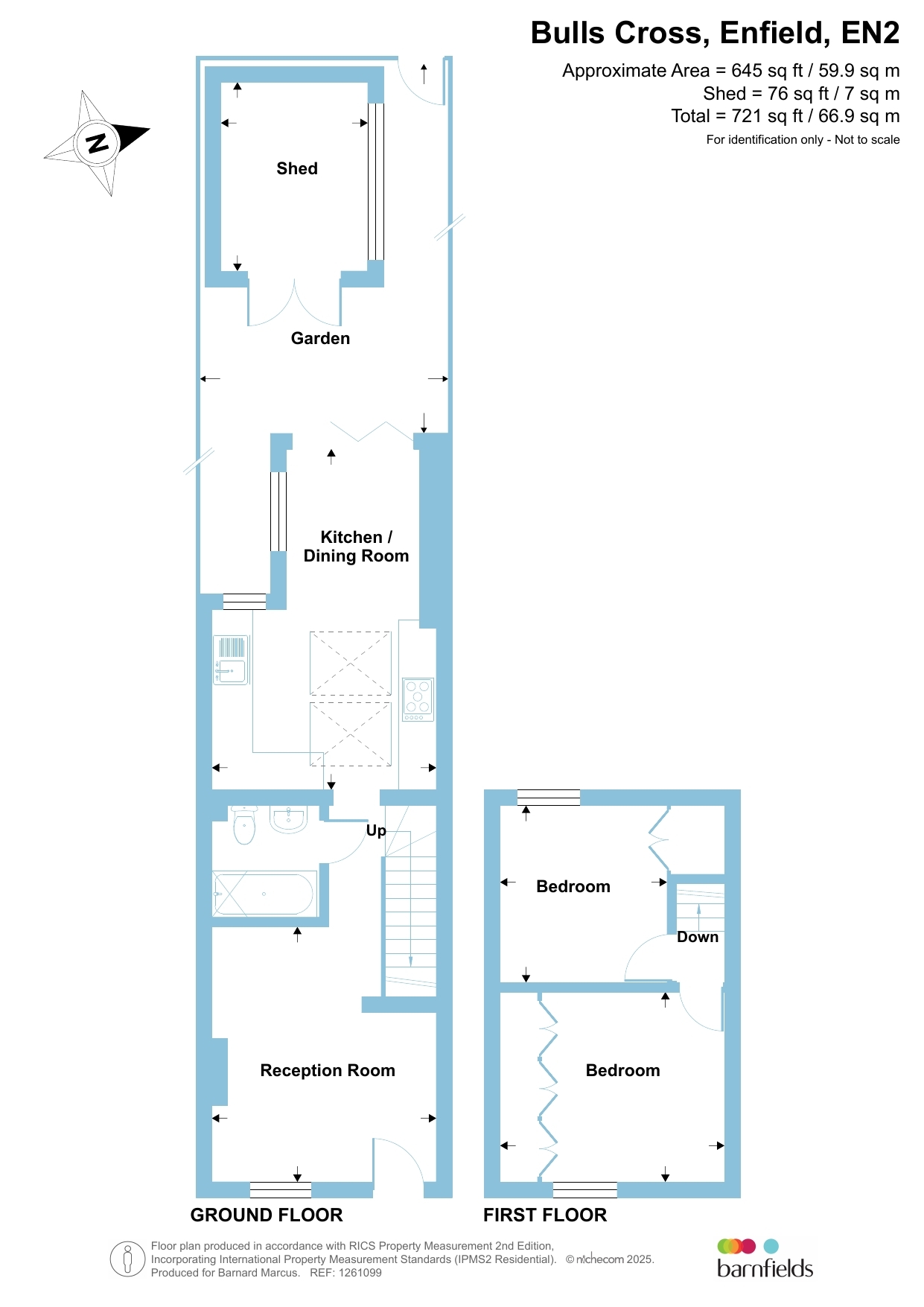 8, Bulls Cross, Enfield floorplan