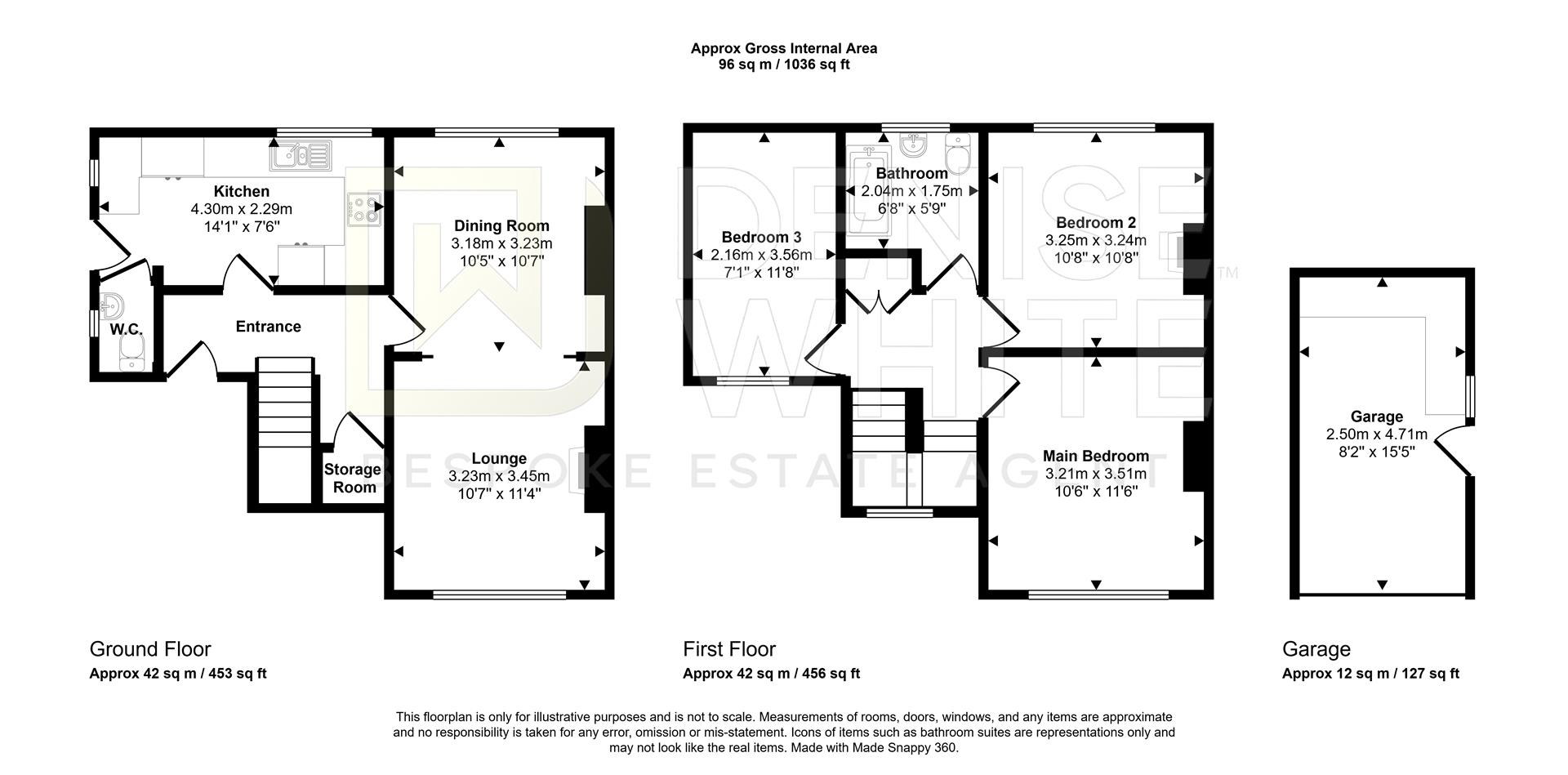 29, Haddon Road, Buxton floorplan