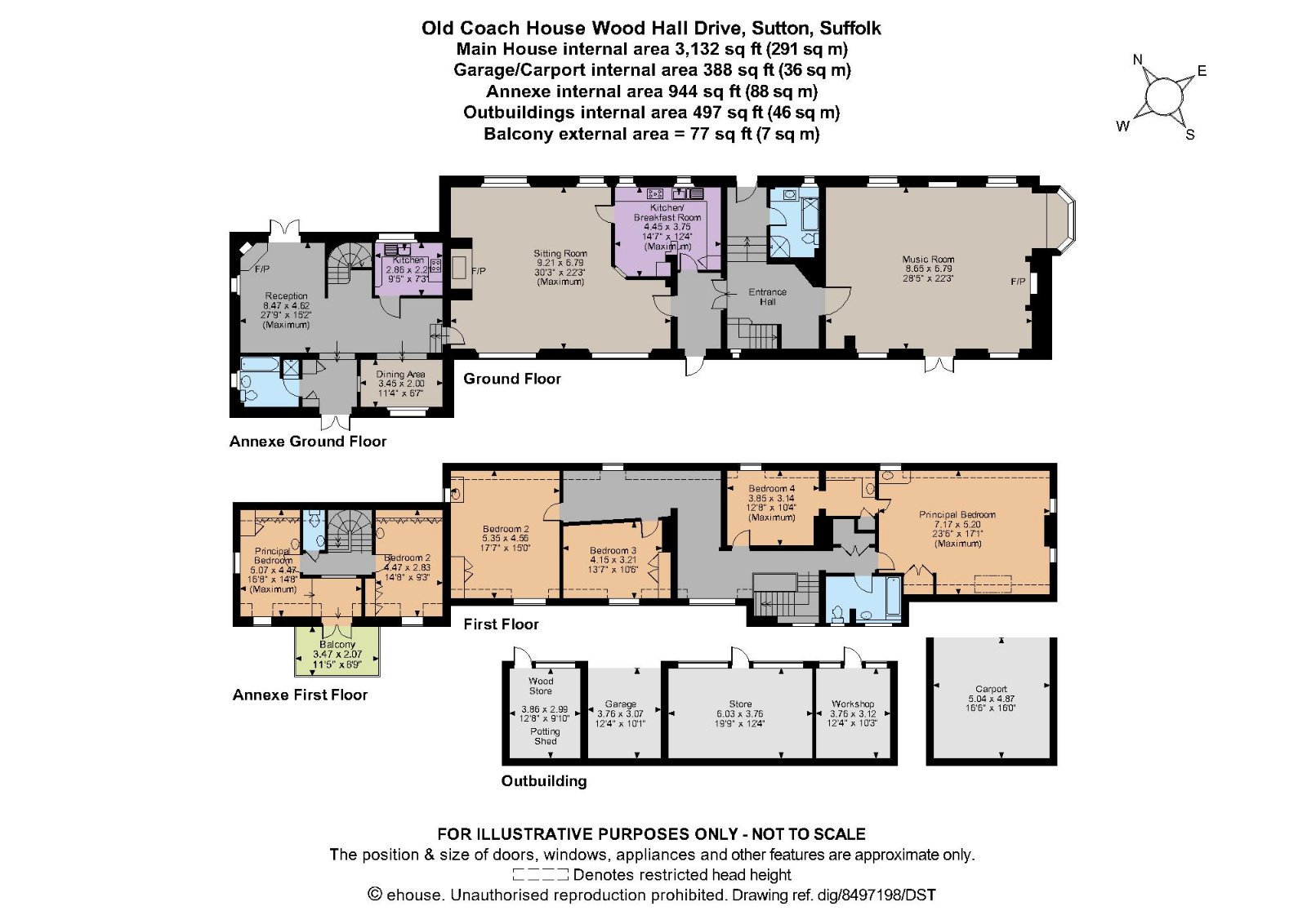 Old Coach House,, Wood Hall Drive, Woodbridge floorplan