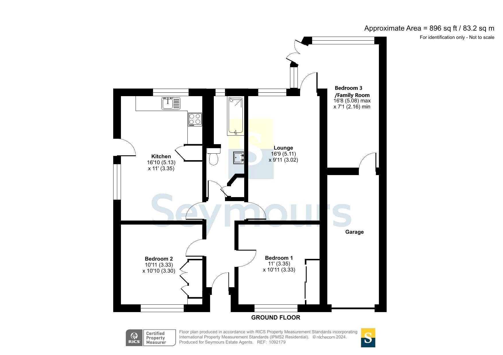 No Data Give, 31 Liberty Lane, Addlestone floorplan