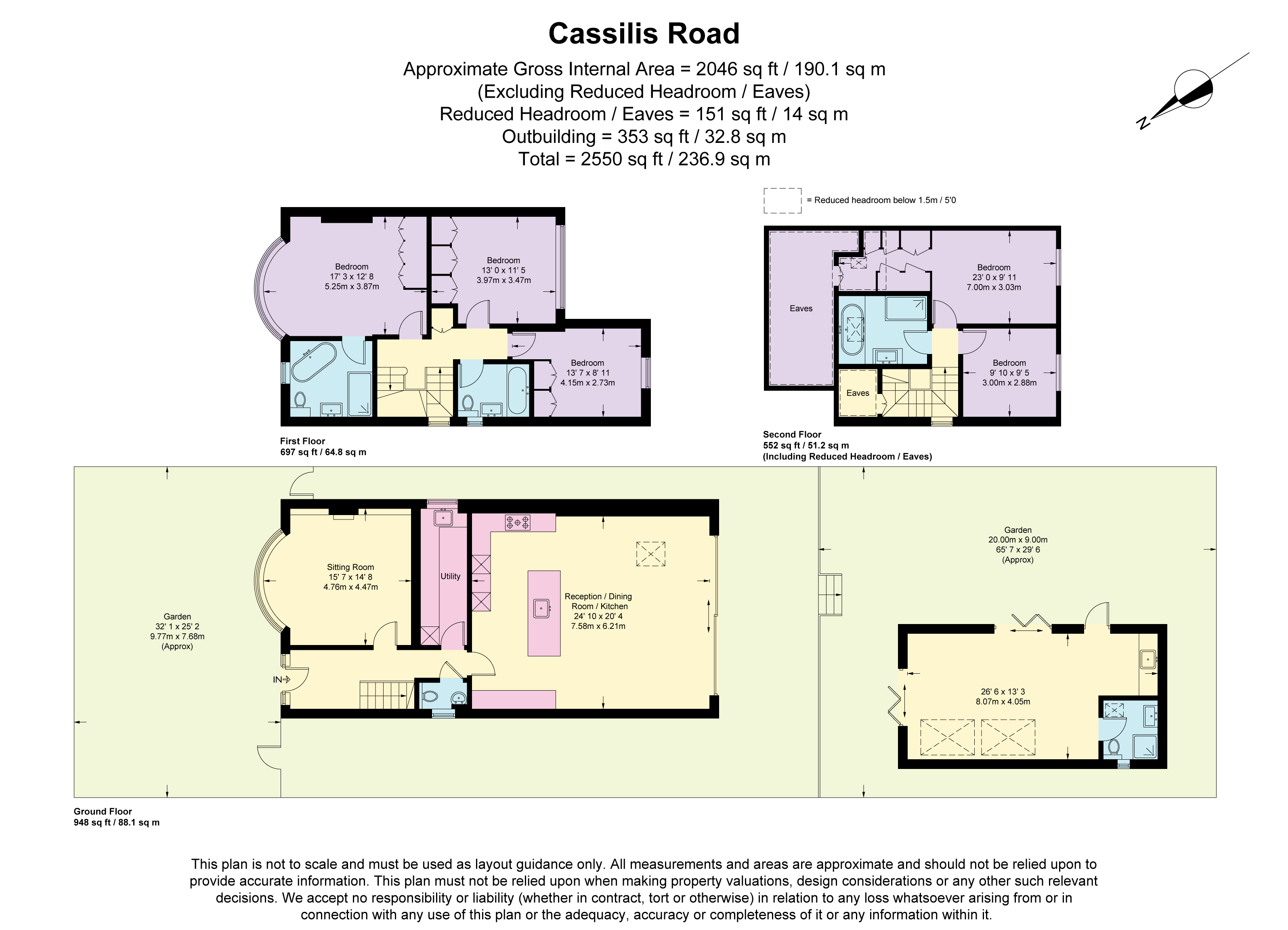 6, Cassilis Road, Twickenham floorplan