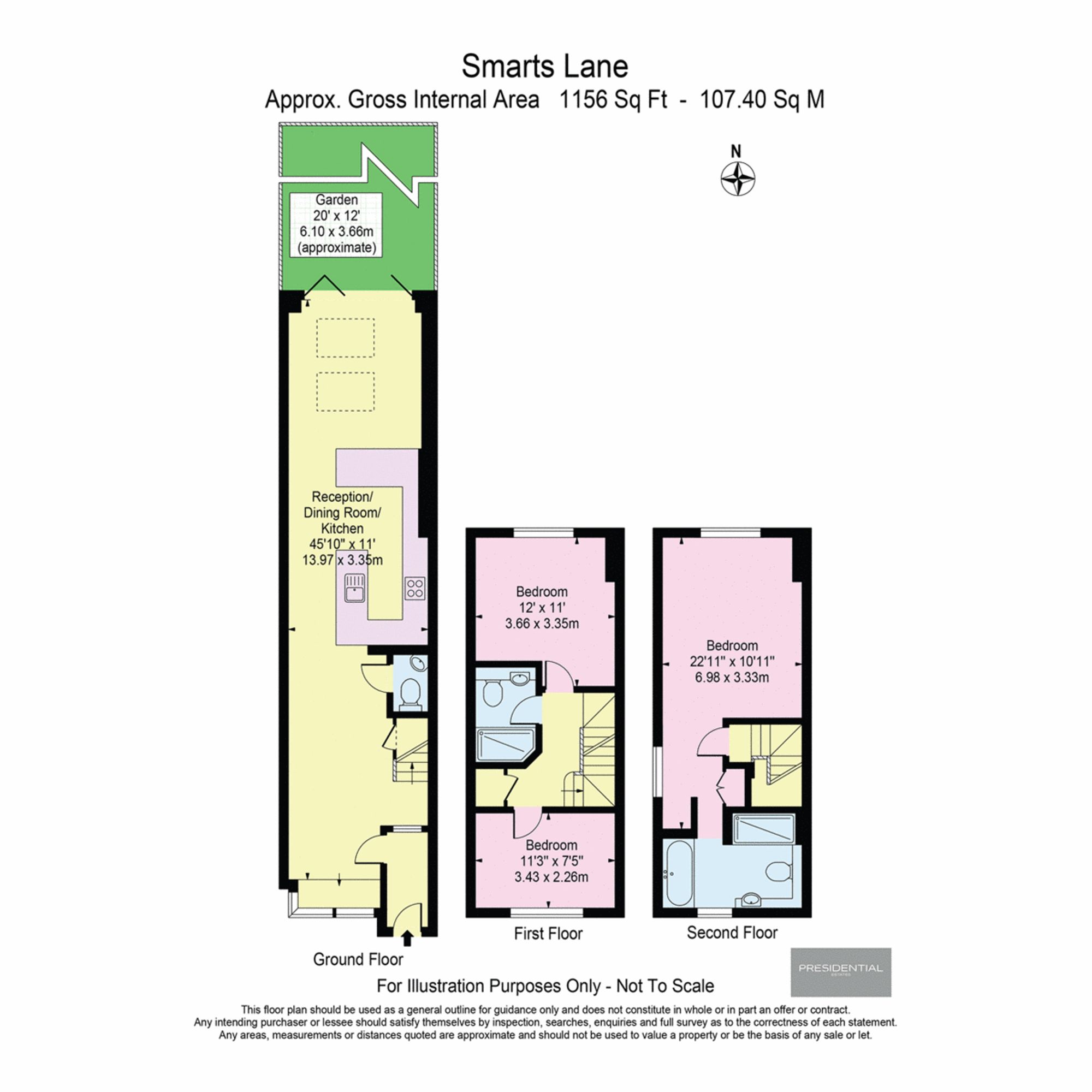 161 Smarts Lane, Loughton floorplan