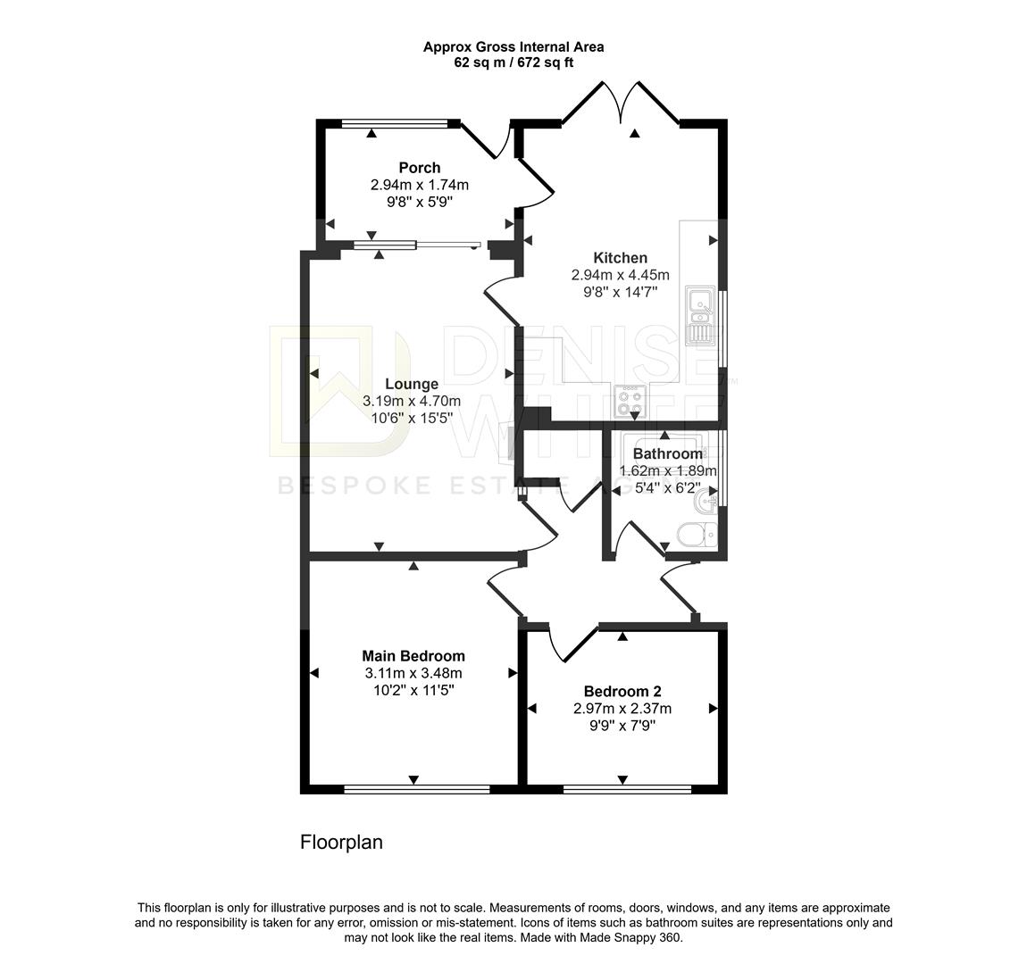 44, Thorley Drive, Stoke-On-Trent floorplan