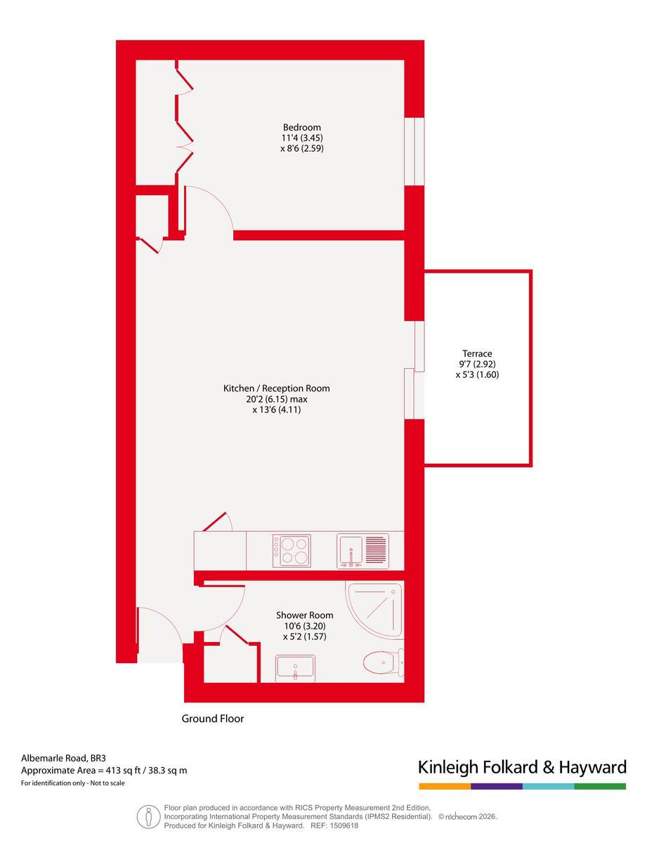 Flat 11, Glendonnel Lodge, 59, Albemarle Road, Beckenham floorplan
