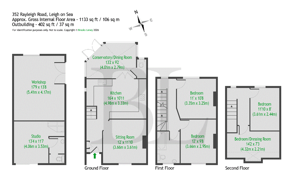 352, Rayleigh Road, Leigh on Sea floorplan
