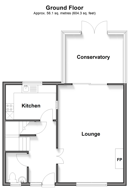 Olivers Mill New Ash Green, Longfield floorplan