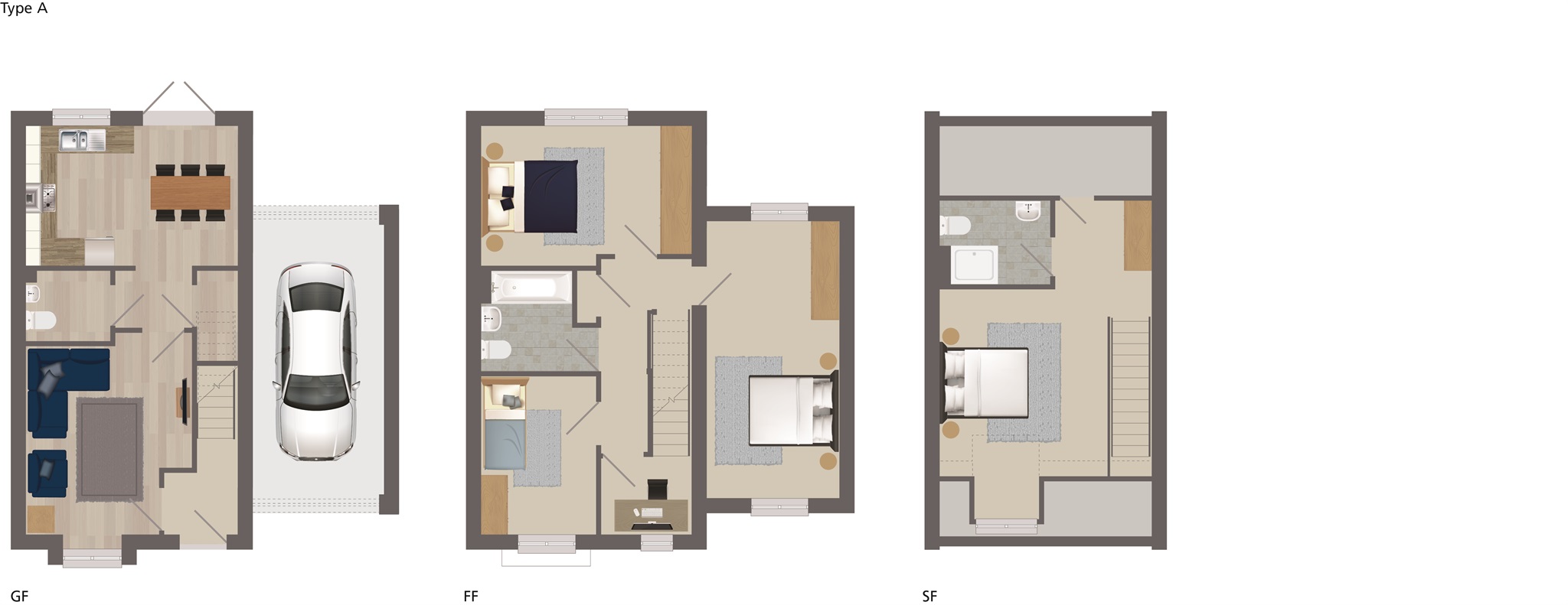 Cable Wharf, Crete Hall Road, Northfleet DA11, 4 bedroom terraced house