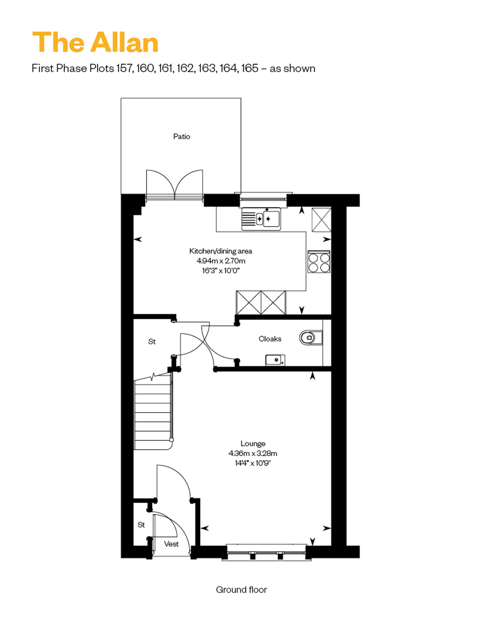 "Allan" at Turnhouse Road, Edinburgh EH12, 3 bedroom terraced house for